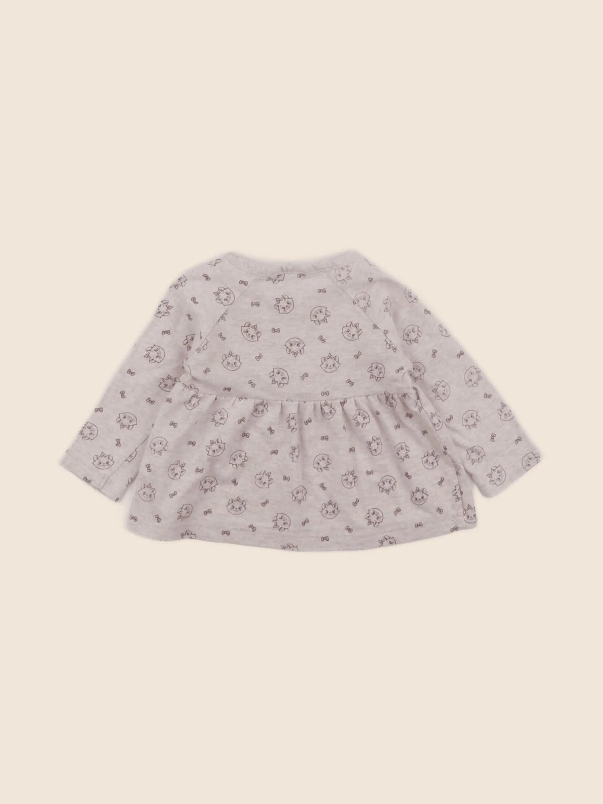 Vertbaudet - tee-shirt beige - 6 mois