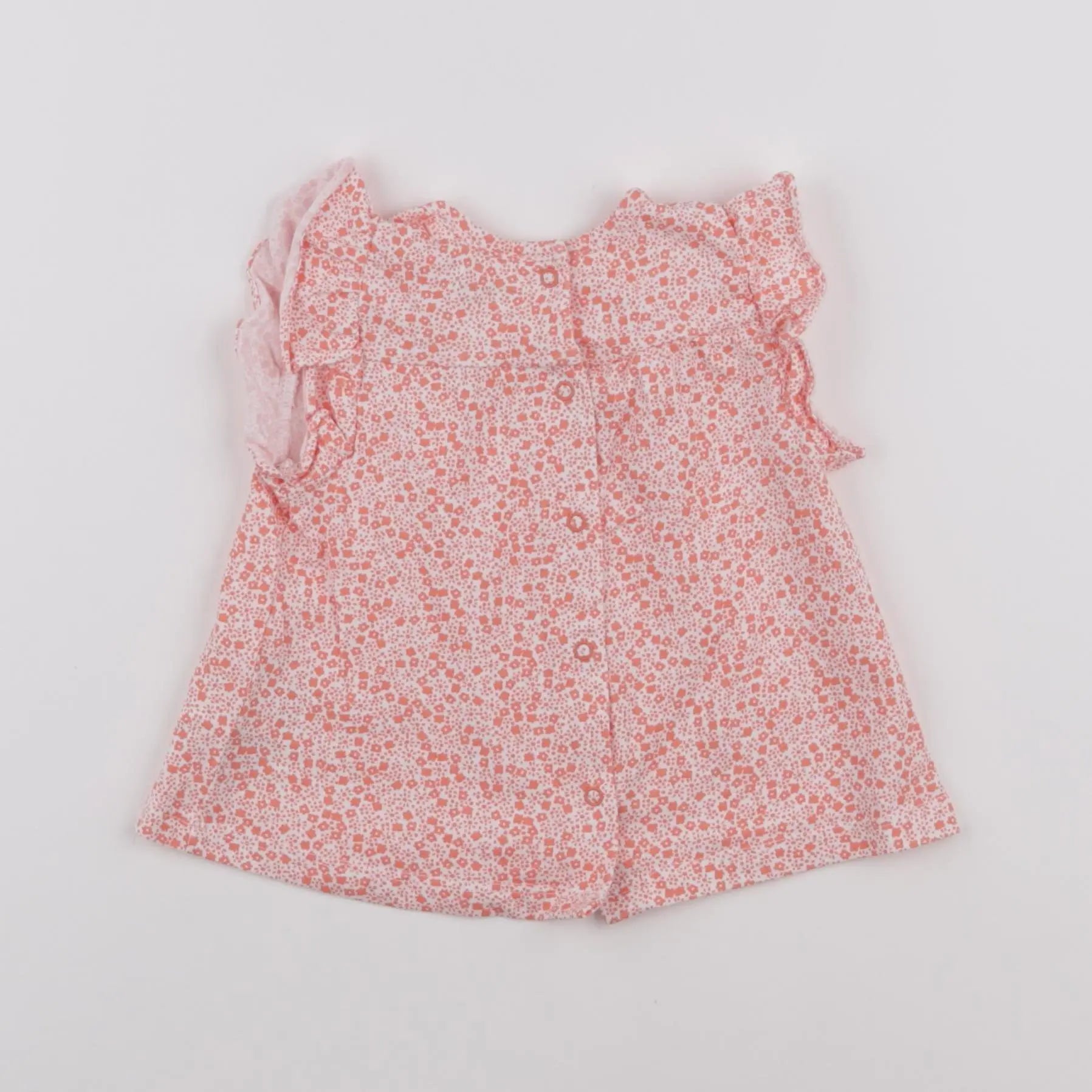 Vertbaudet - tee-shirt rose - 12 mois