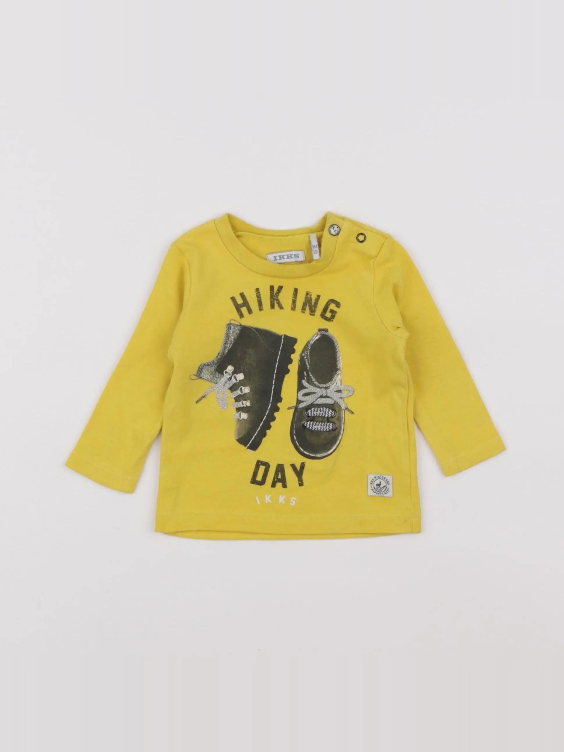 IKKS - tee-shirt jaune - 3 mois