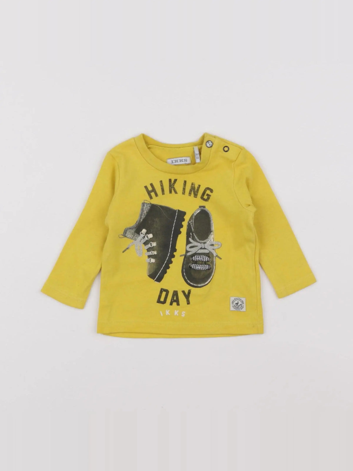 IKKS - tee-shirt jaune - 3 mois