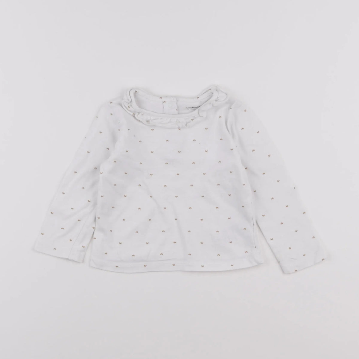 Vertbaudet - tee-shirt blanc - 18 mois