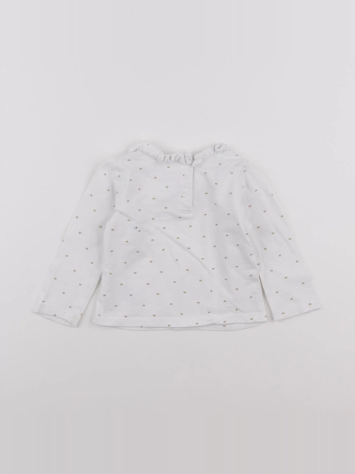 Vertbaudet - tee-shirt blanc - 18 mois