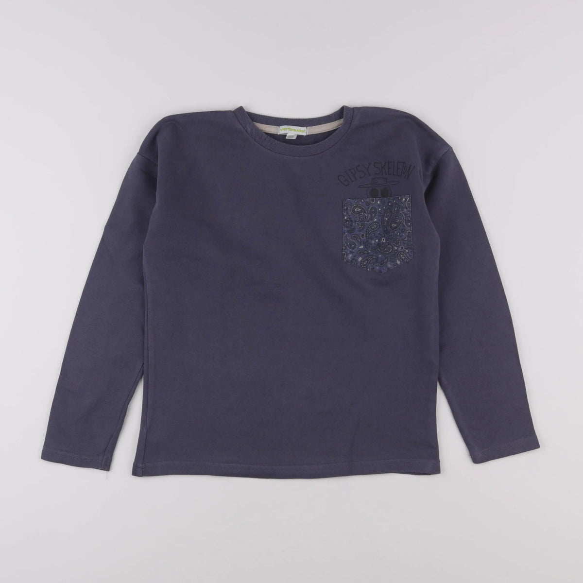 Vertbaudet - sweat bleu - 10 ans