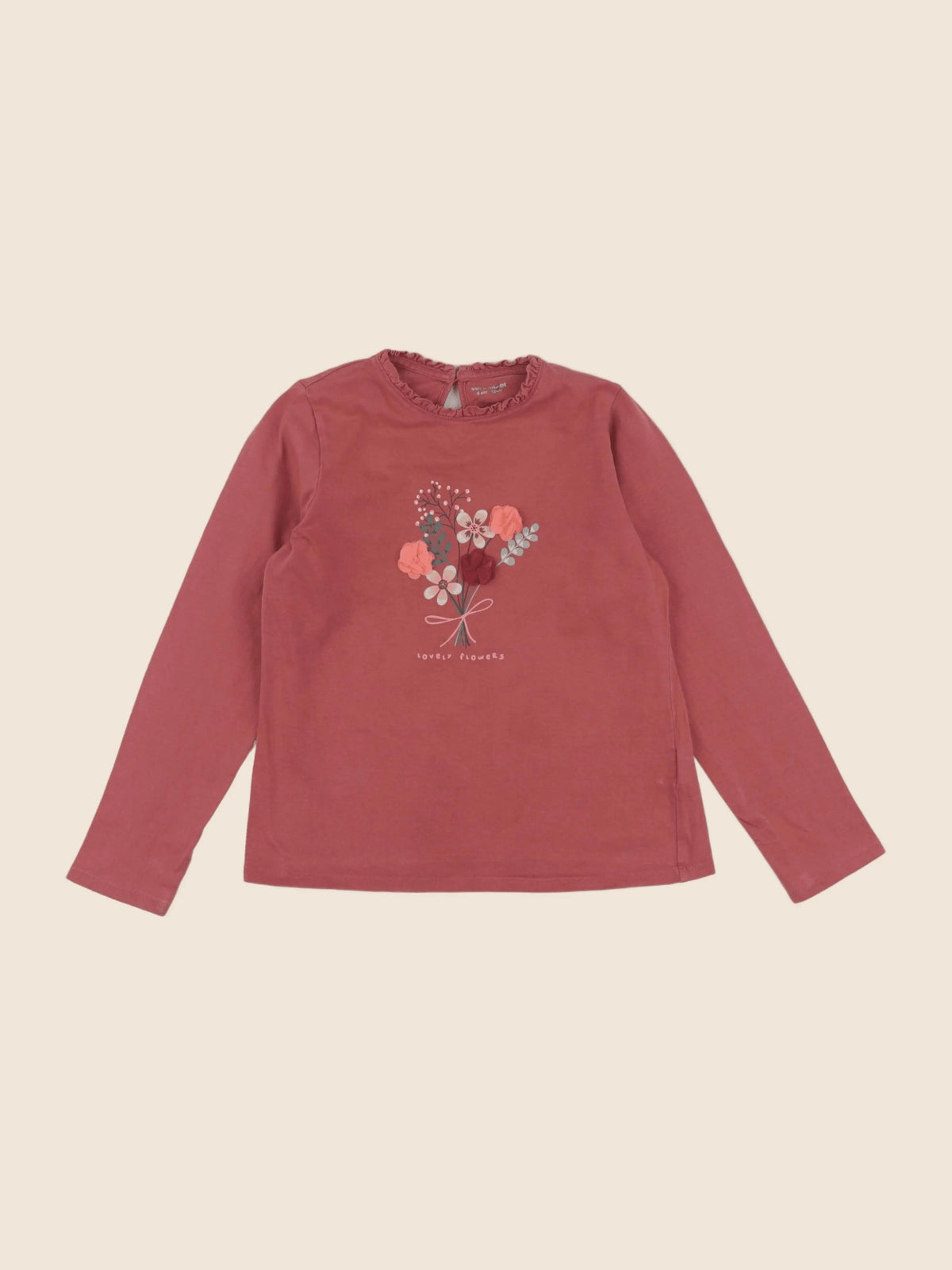 Vertbaudet - tee-shirt rose - 8 ans