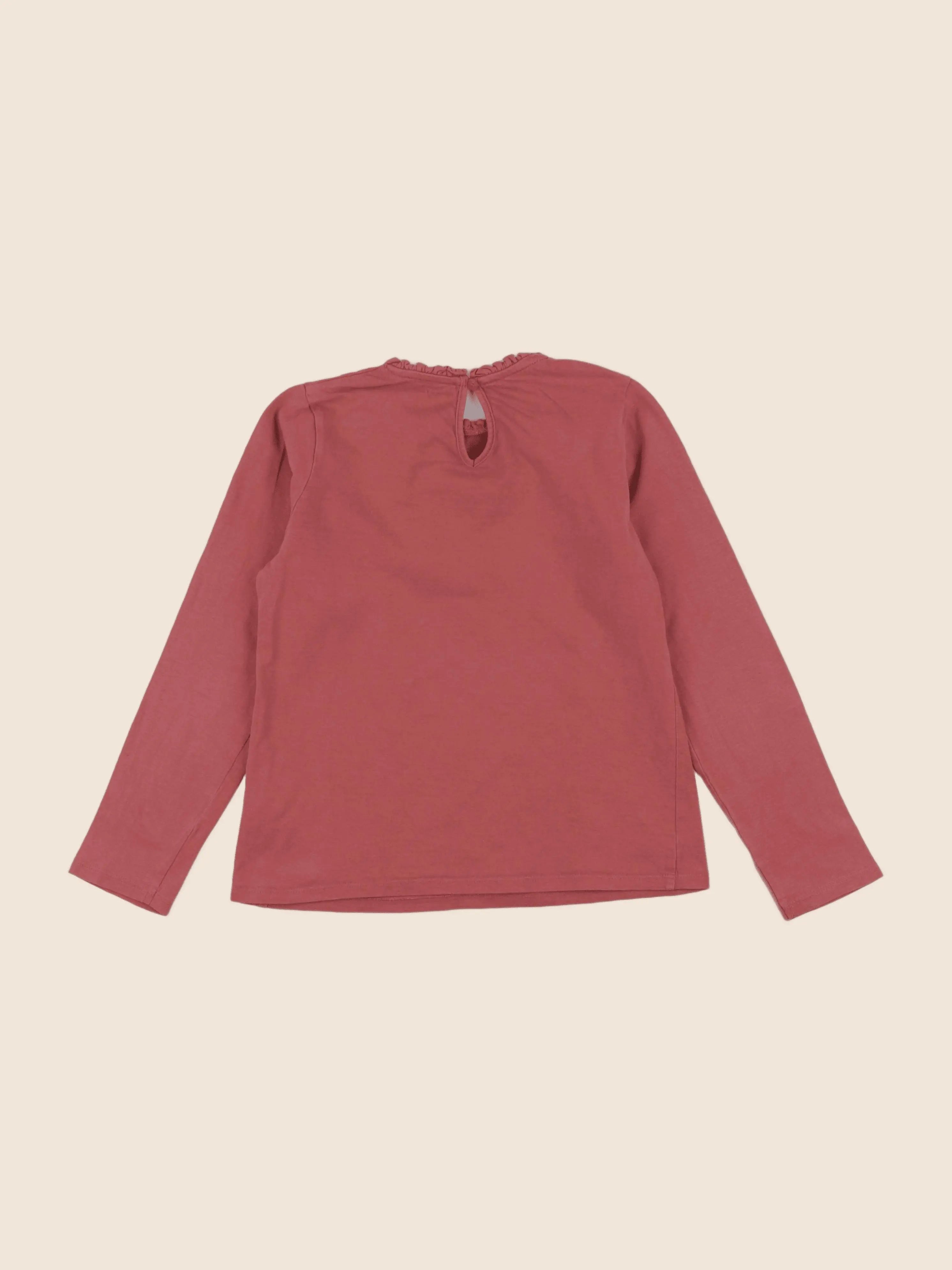 Vertbaudet - tee-shirt rose - 8 ans