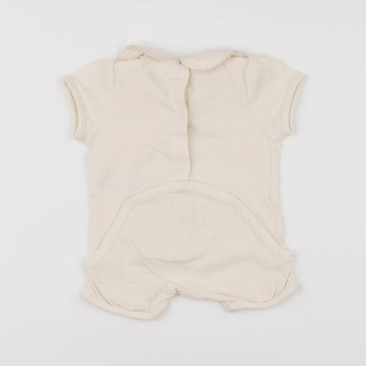 Vertbaudet - combinaison beige - 1 mois
