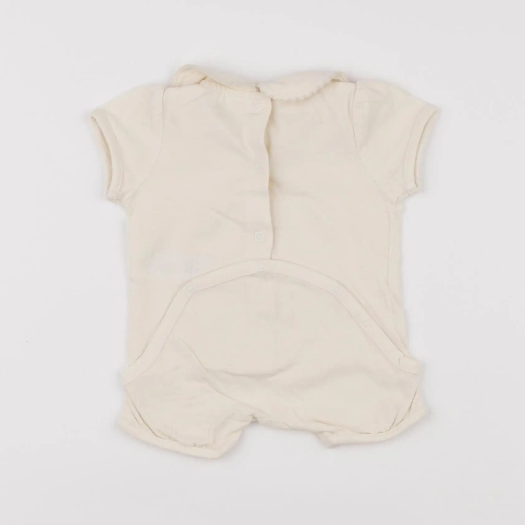 Vertbaudet - combinaison beige - 1 mois