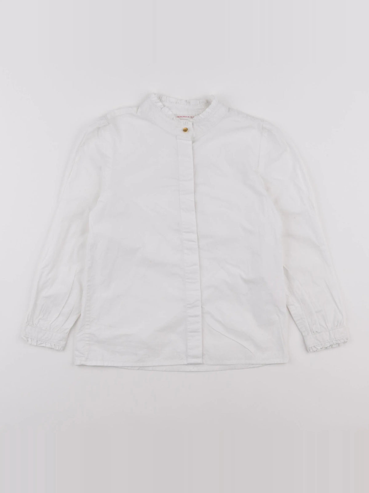 Monoprix - blouse blanc - 8 ans