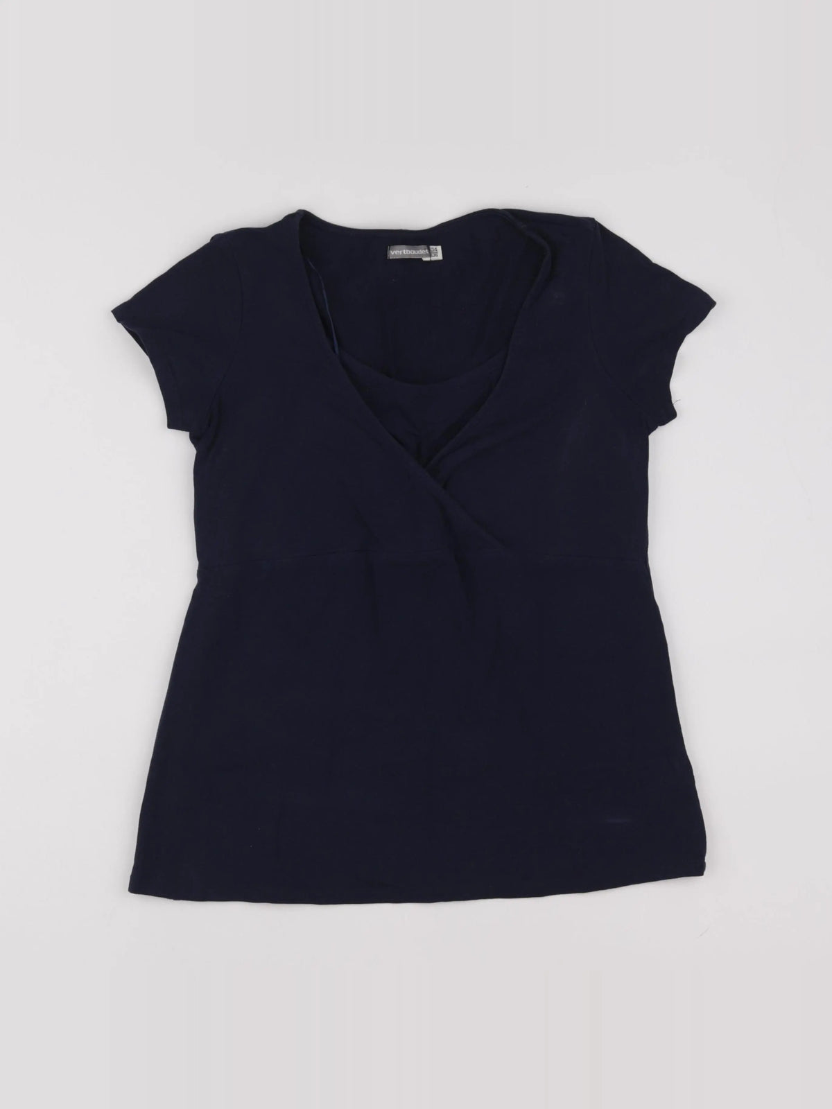 Vertbaudet - tee-shirt grossesse bleu - 34 à 36