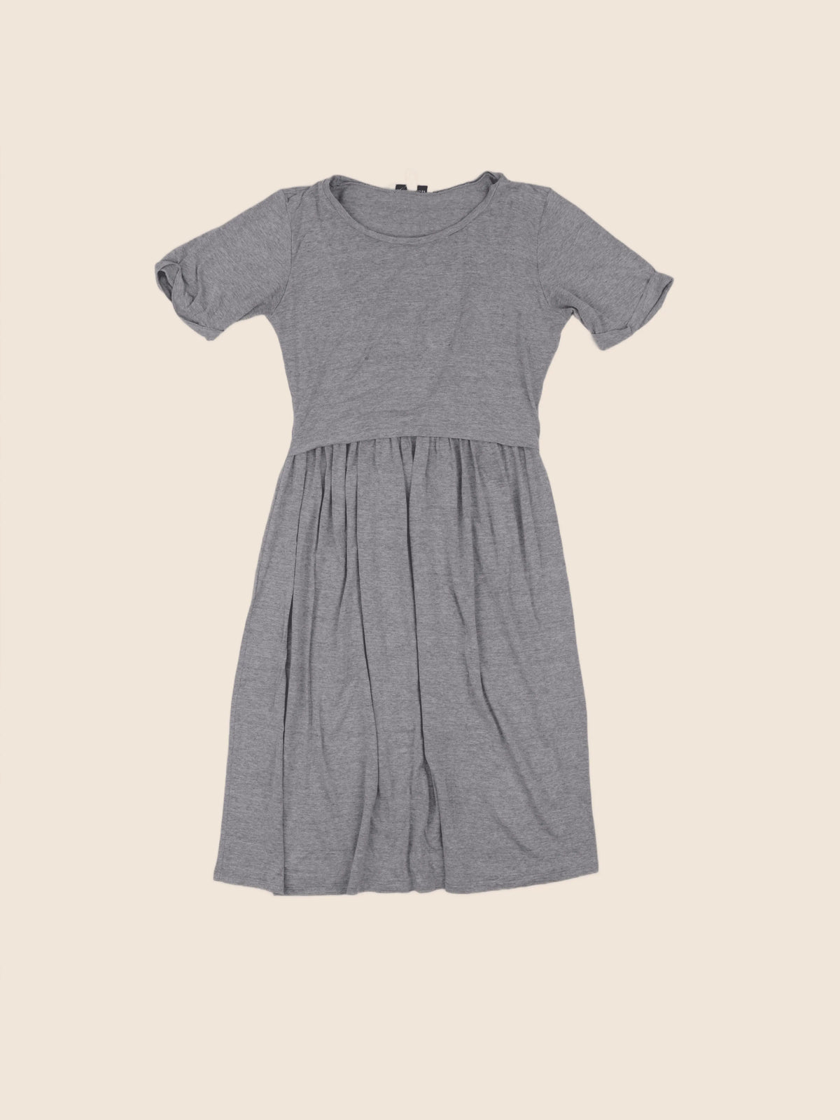Envie de fraise - robe grossesse gris - 36 à 38