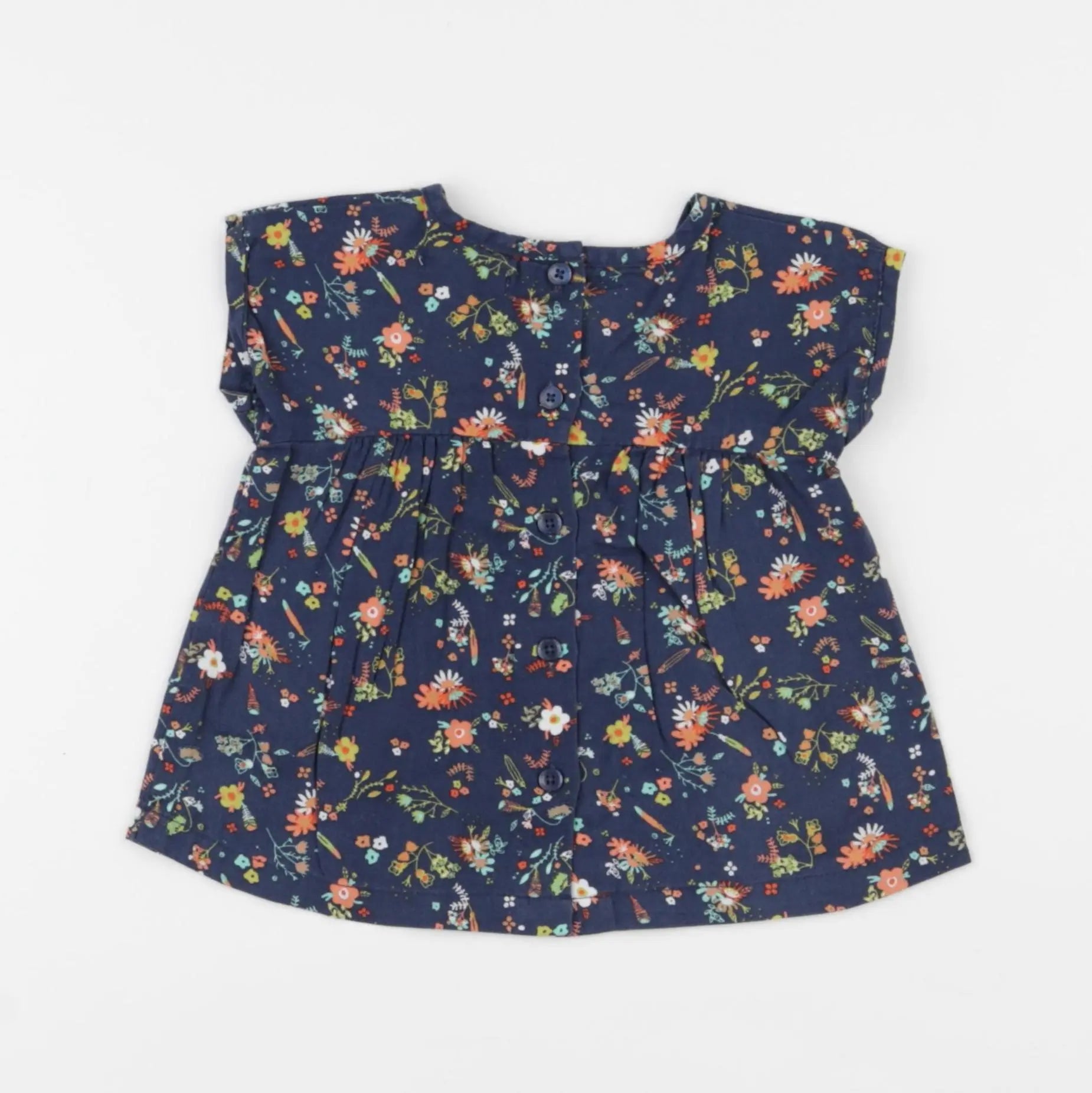 Vertbaudet - blouse multicolore - 9 mois