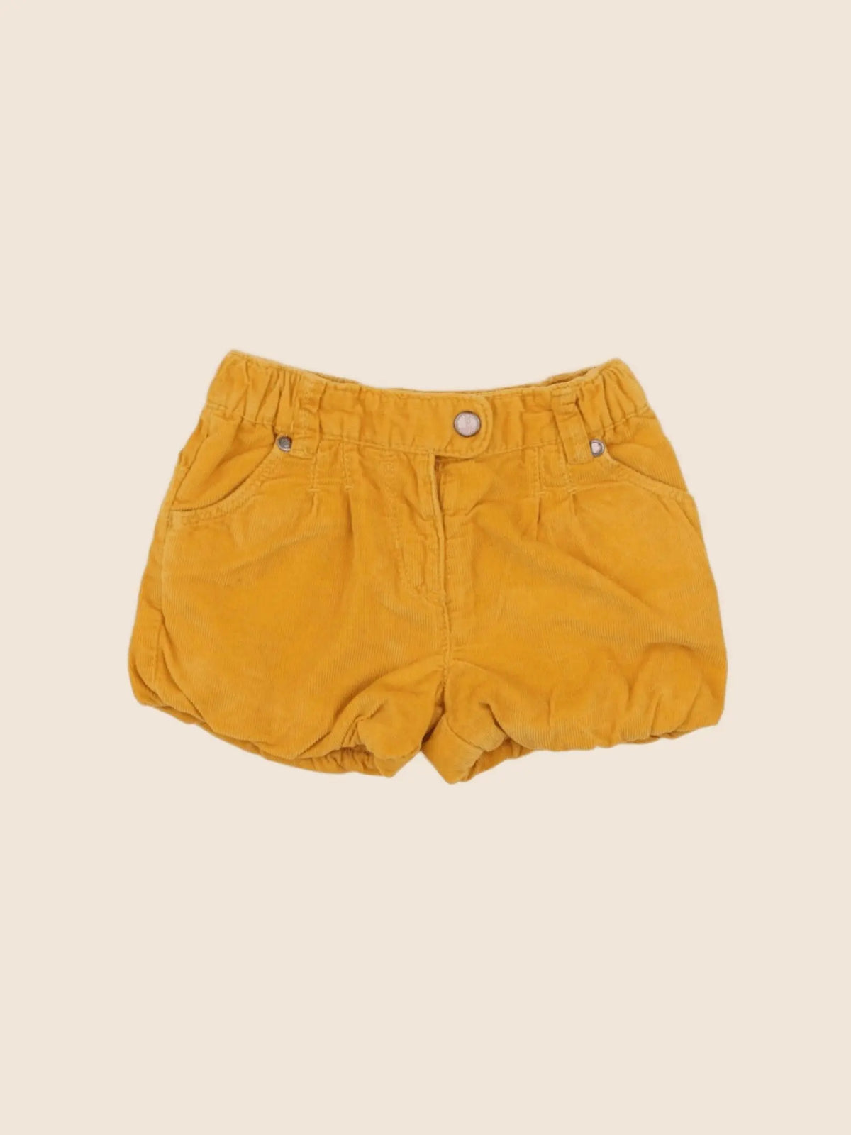 Vertbaudet - short jaune - 6 mois