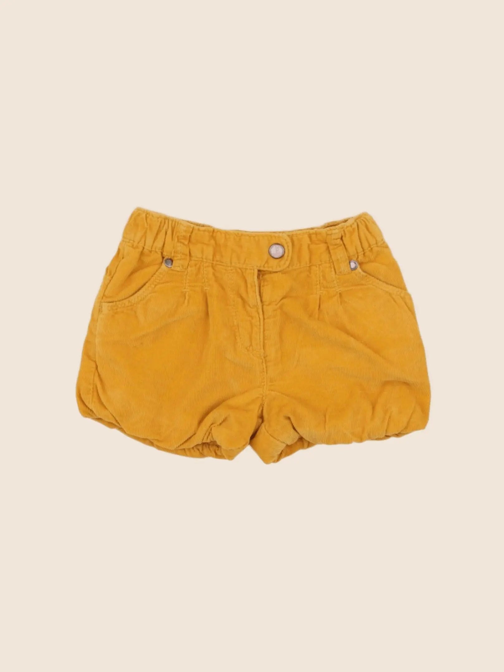 Vertbaudet - short jaune - 6 mois