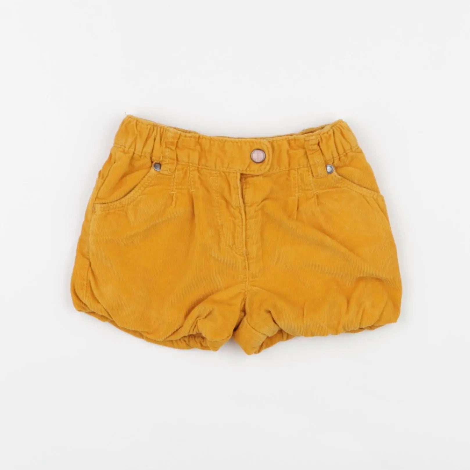 Vertbaudet - short jaune - 6 mois