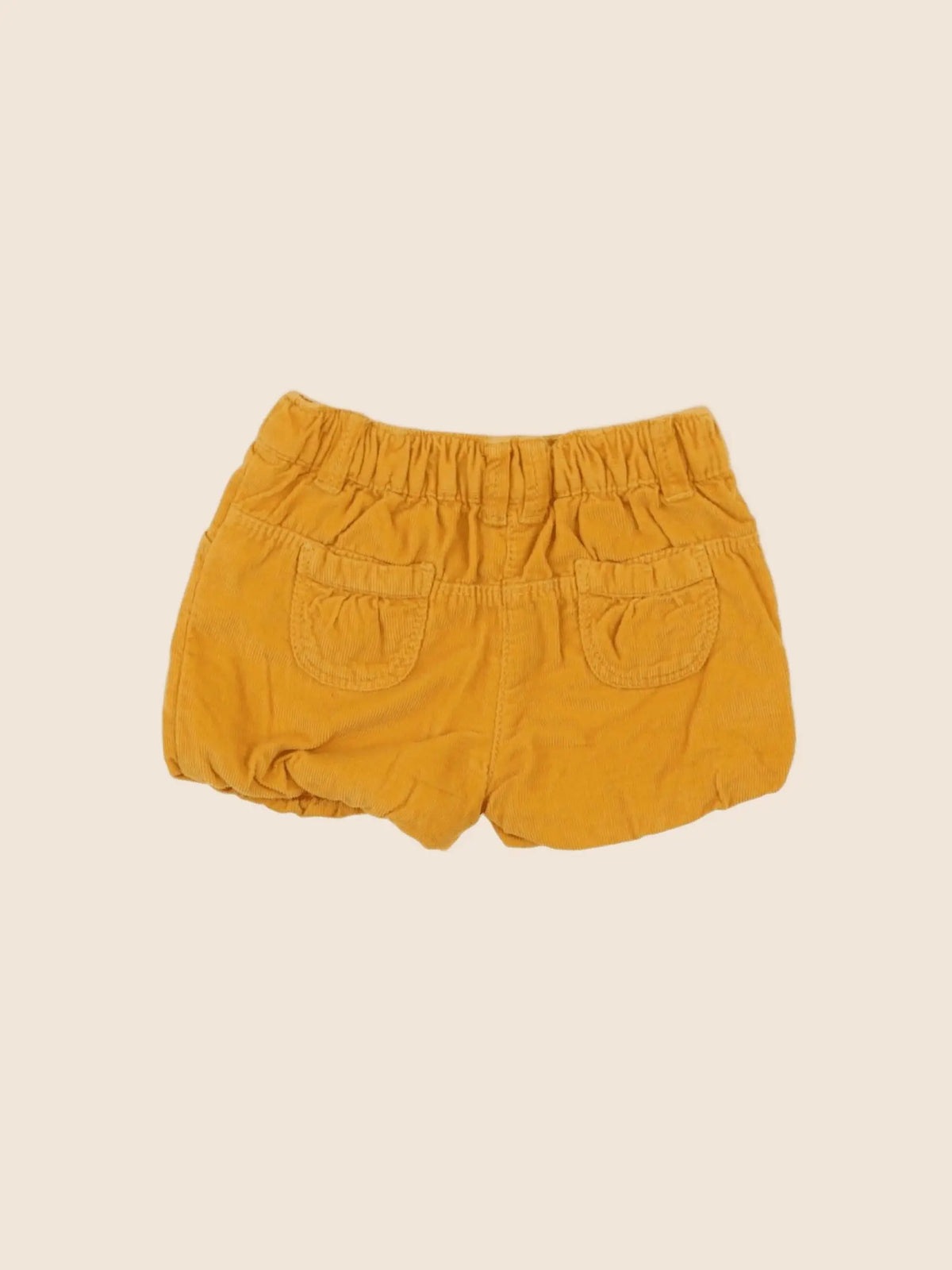 Vertbaudet - short jaune - 6 mois