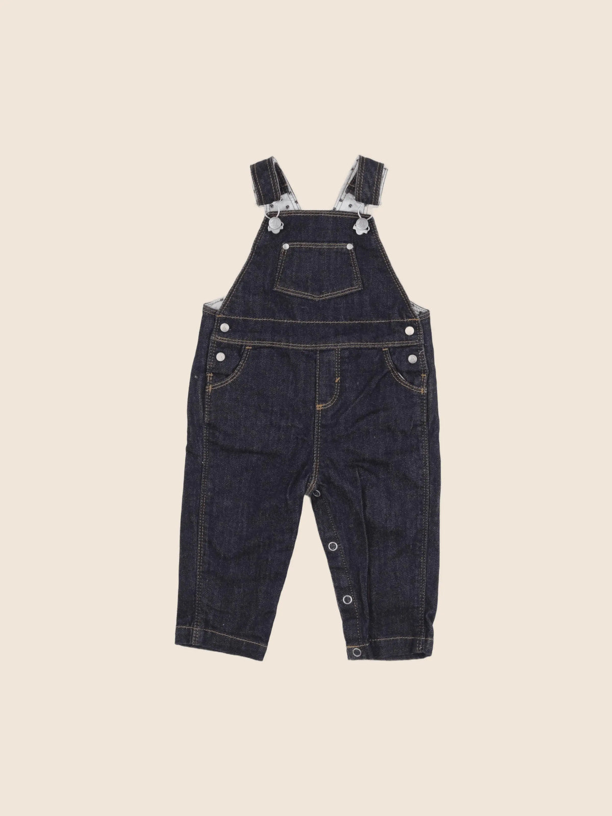 Petit Bateau - salopette bleu - 6 mois