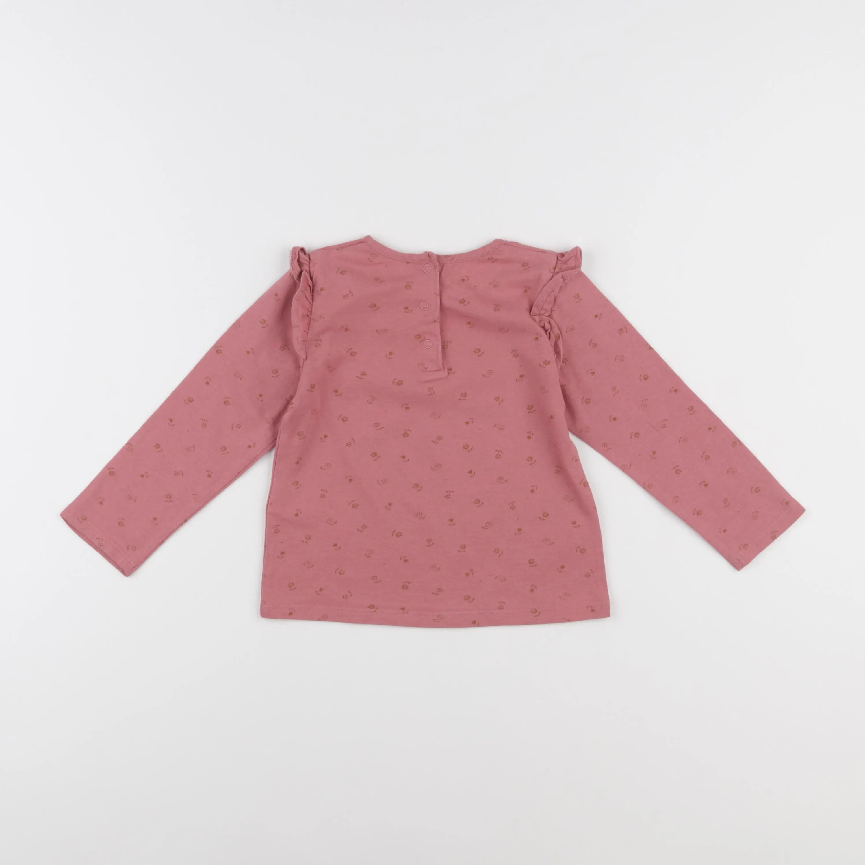 Vertbaudet - tee-shirt rose - 24 mois