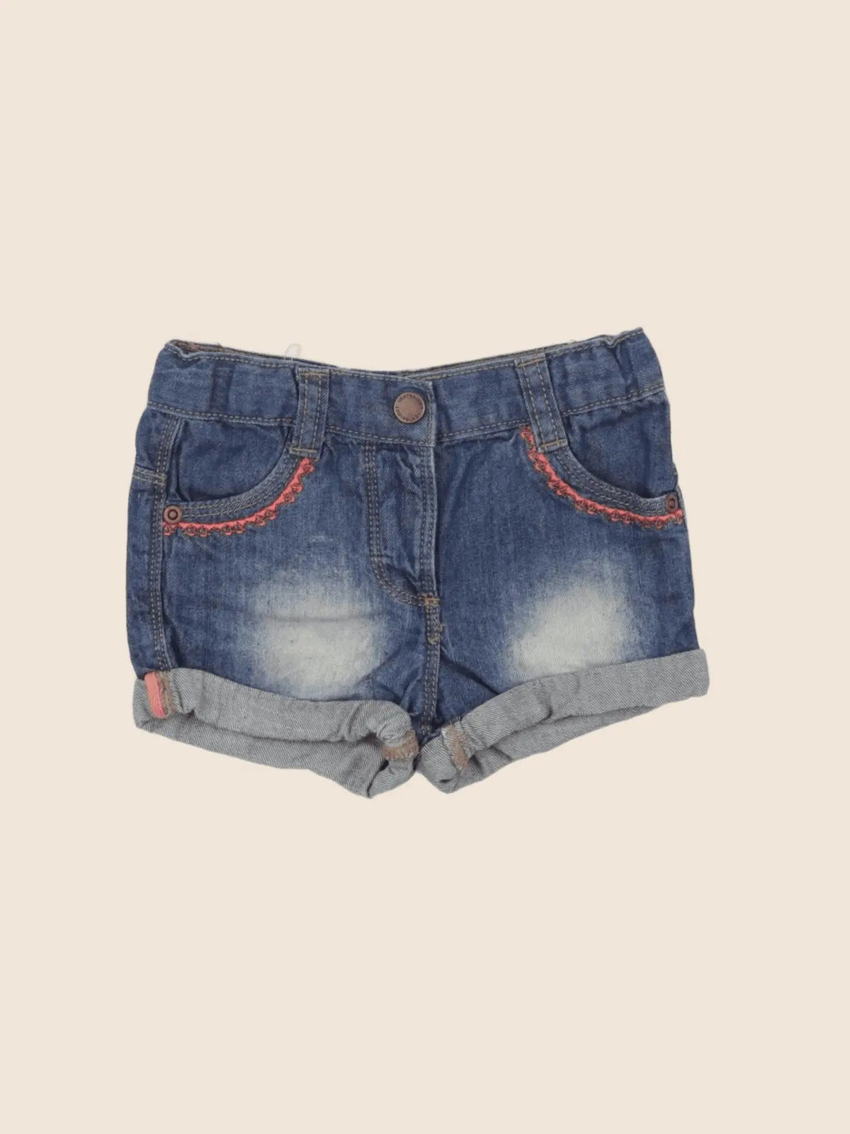 Vertbaudet - short bleu - 12 mois