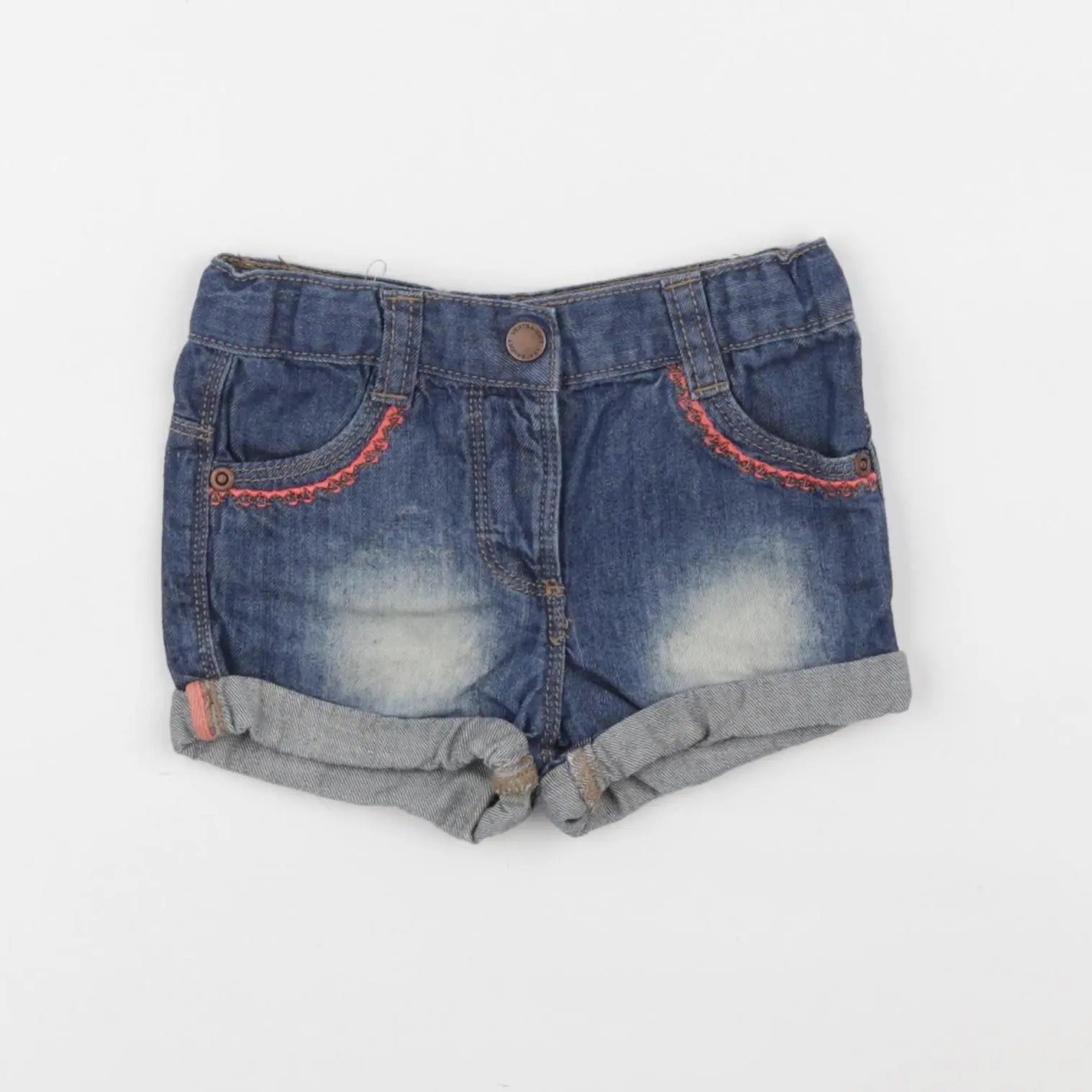 Vertbaudet - short bleu - 12 mois
