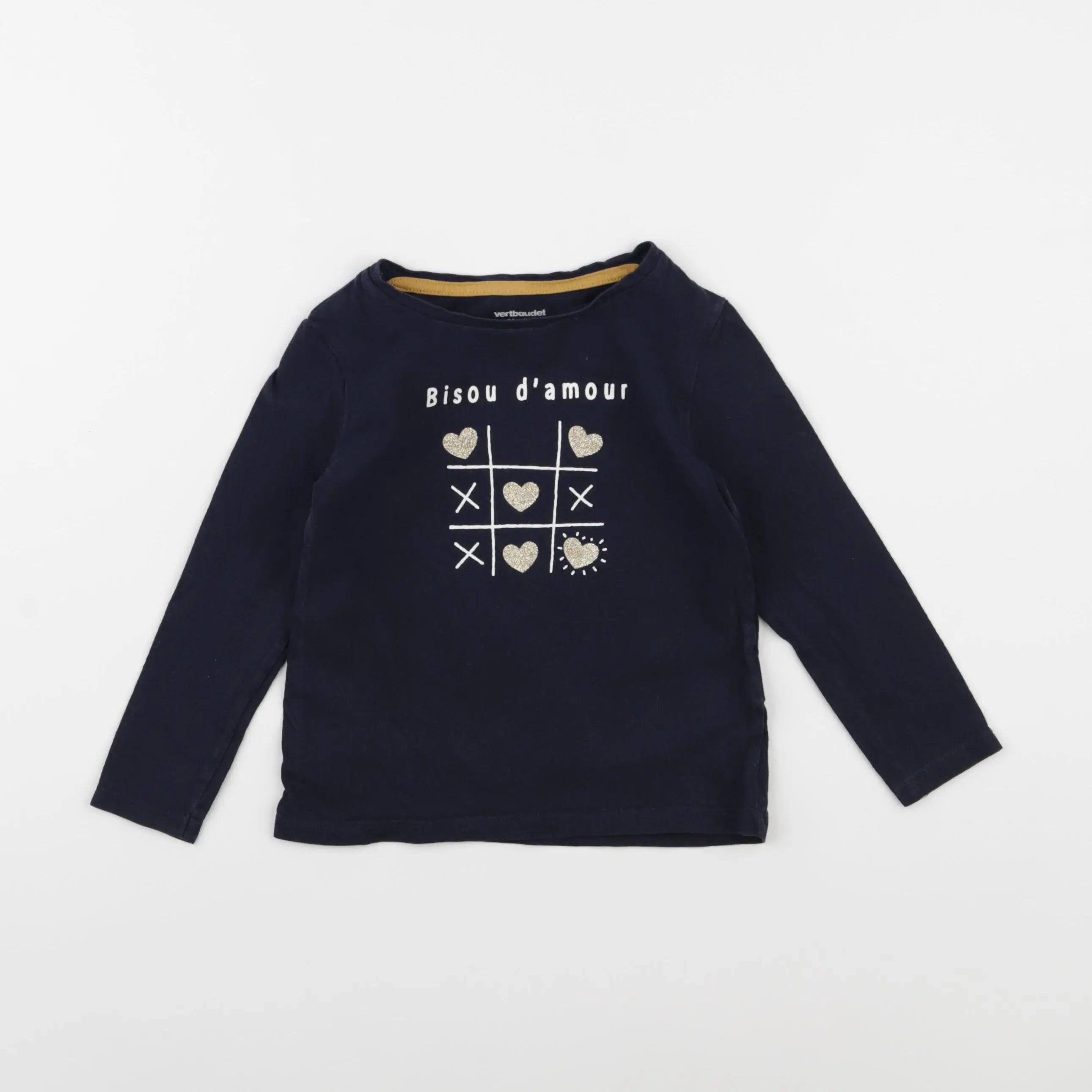 Vertbaudet - tee-shirt bleu - 3 ans