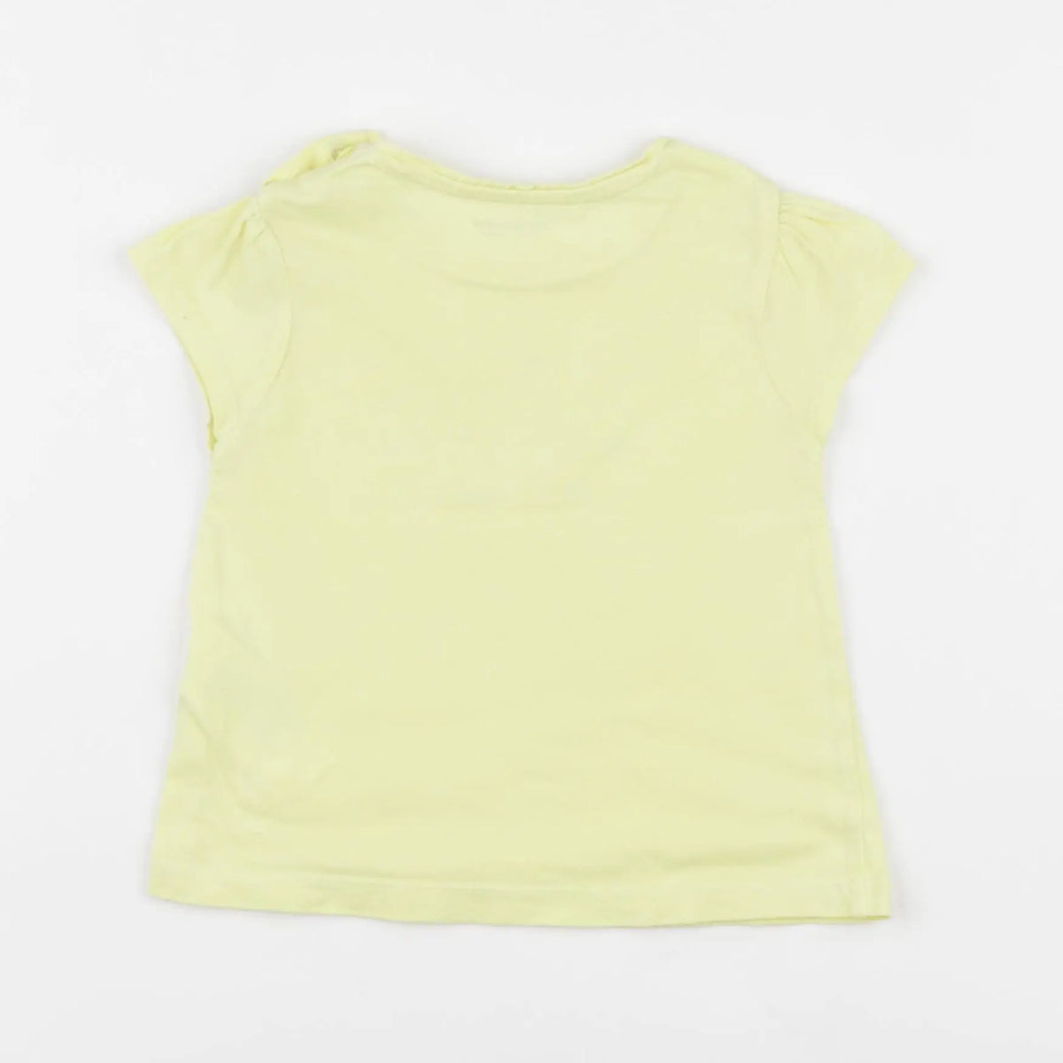 Vertbaudet - tee-shirt jaune - 12 mois