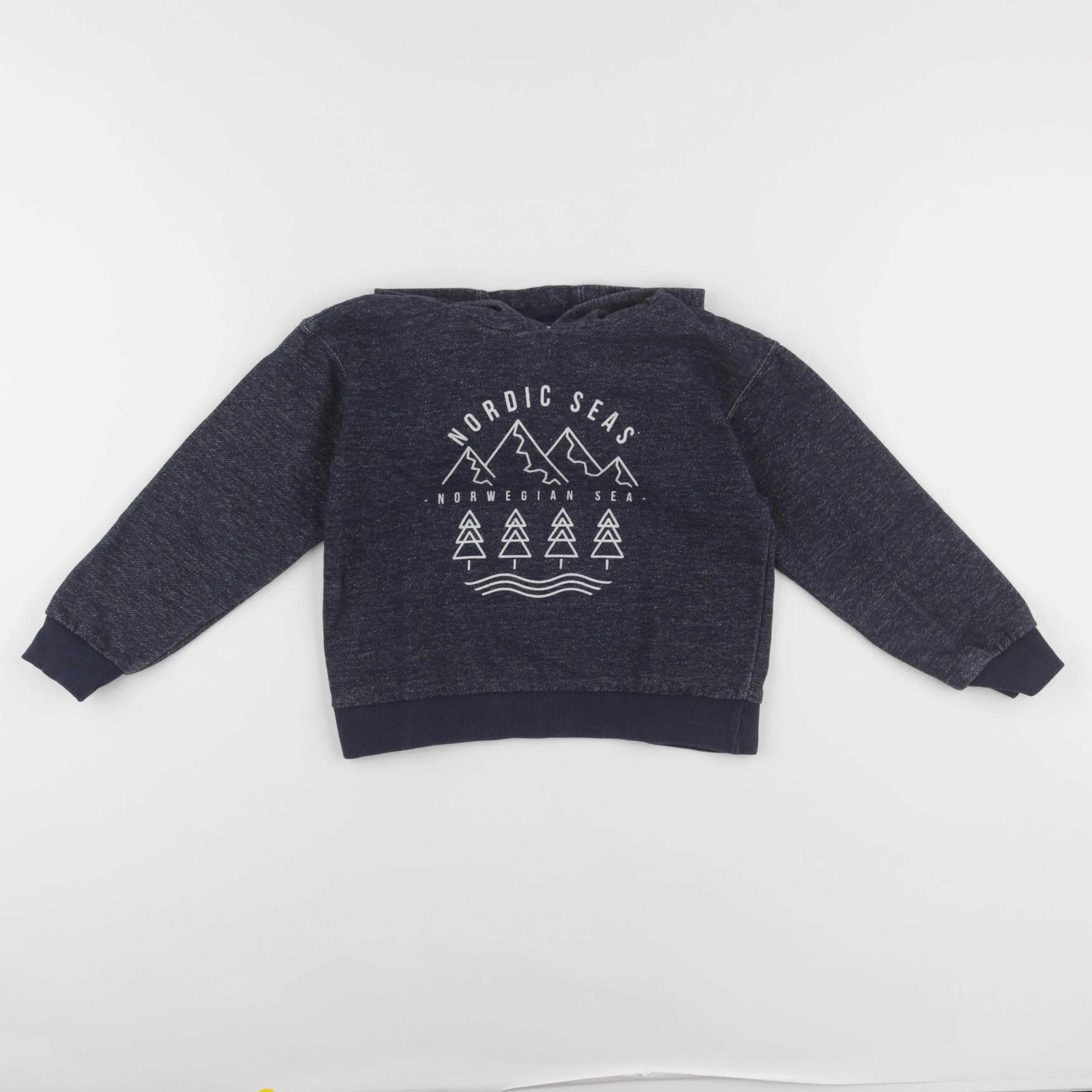 Vertbaudet - sweat bleu - 6 ans