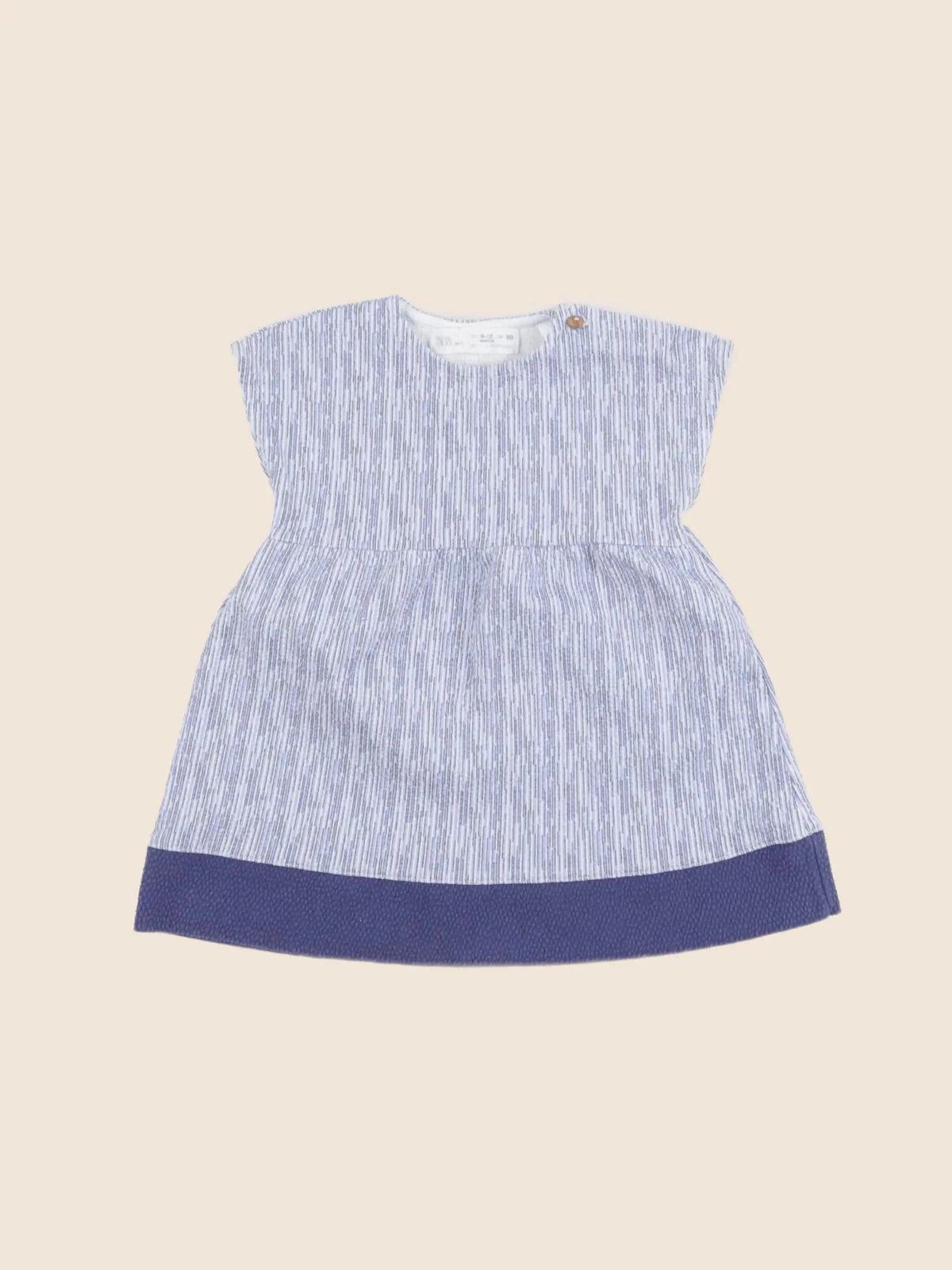 Zara - robe bleu - 9/12 mois