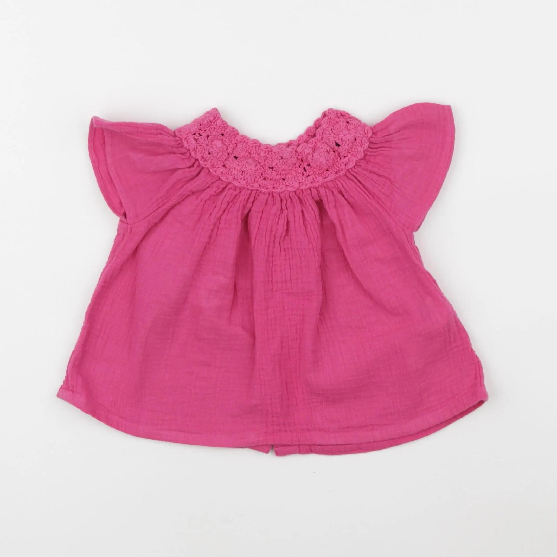 Vertbaudet - blouse rose - 18 mois