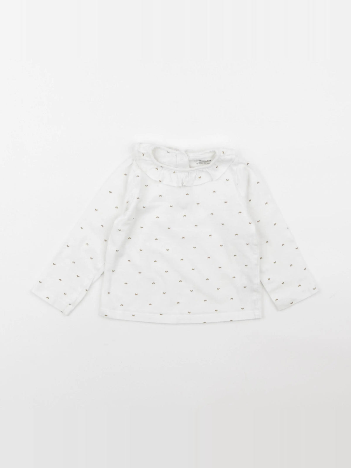 Vertbaudet - tee-shirt blanc - 18 mois