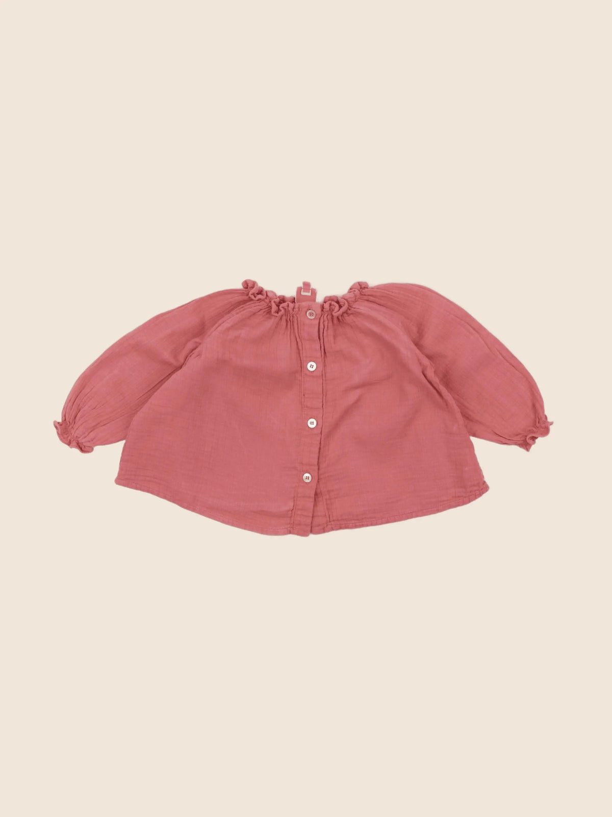 Bonton - blouse rose - 6 mois