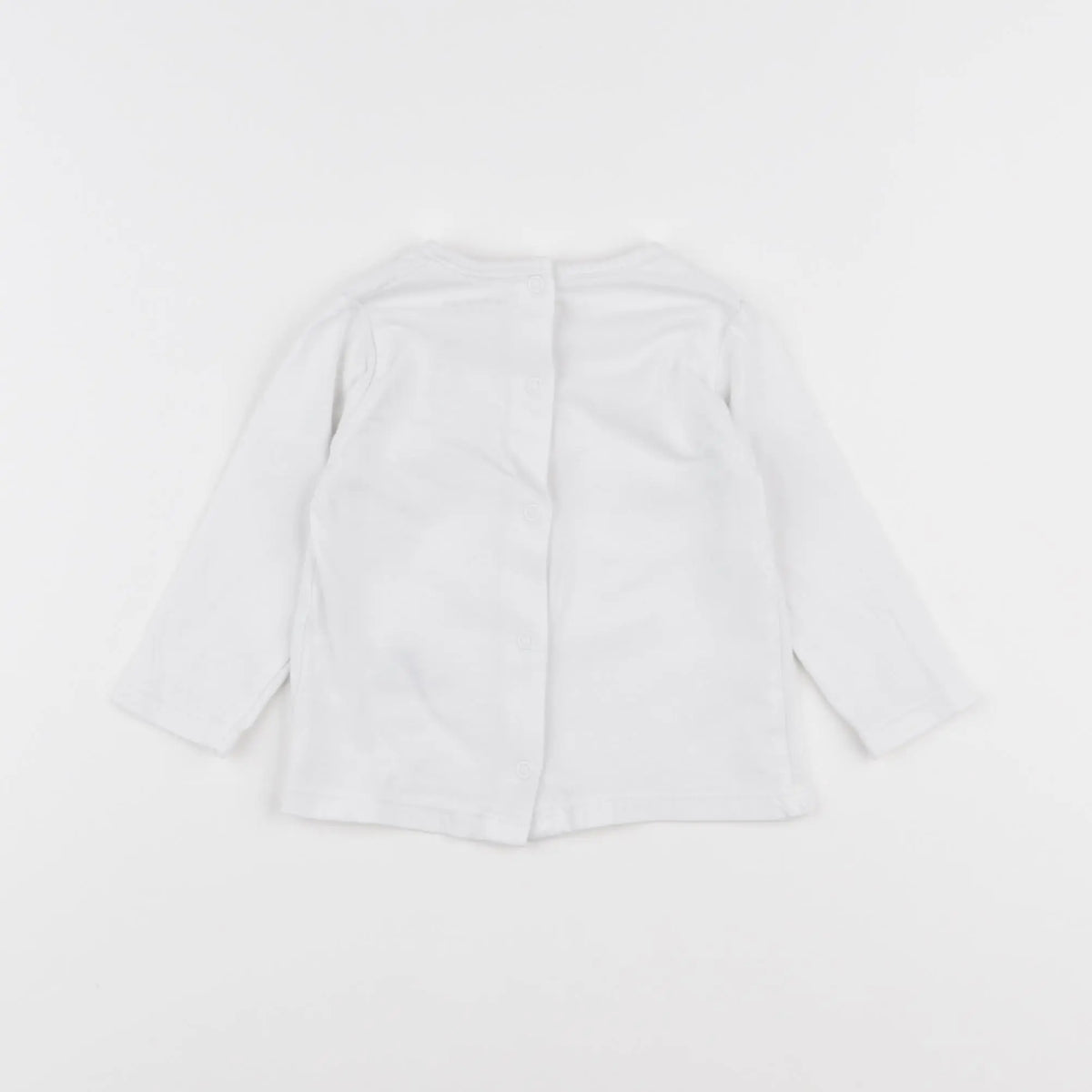 Vertbaudet - tee-shirt blanc - 6 mois