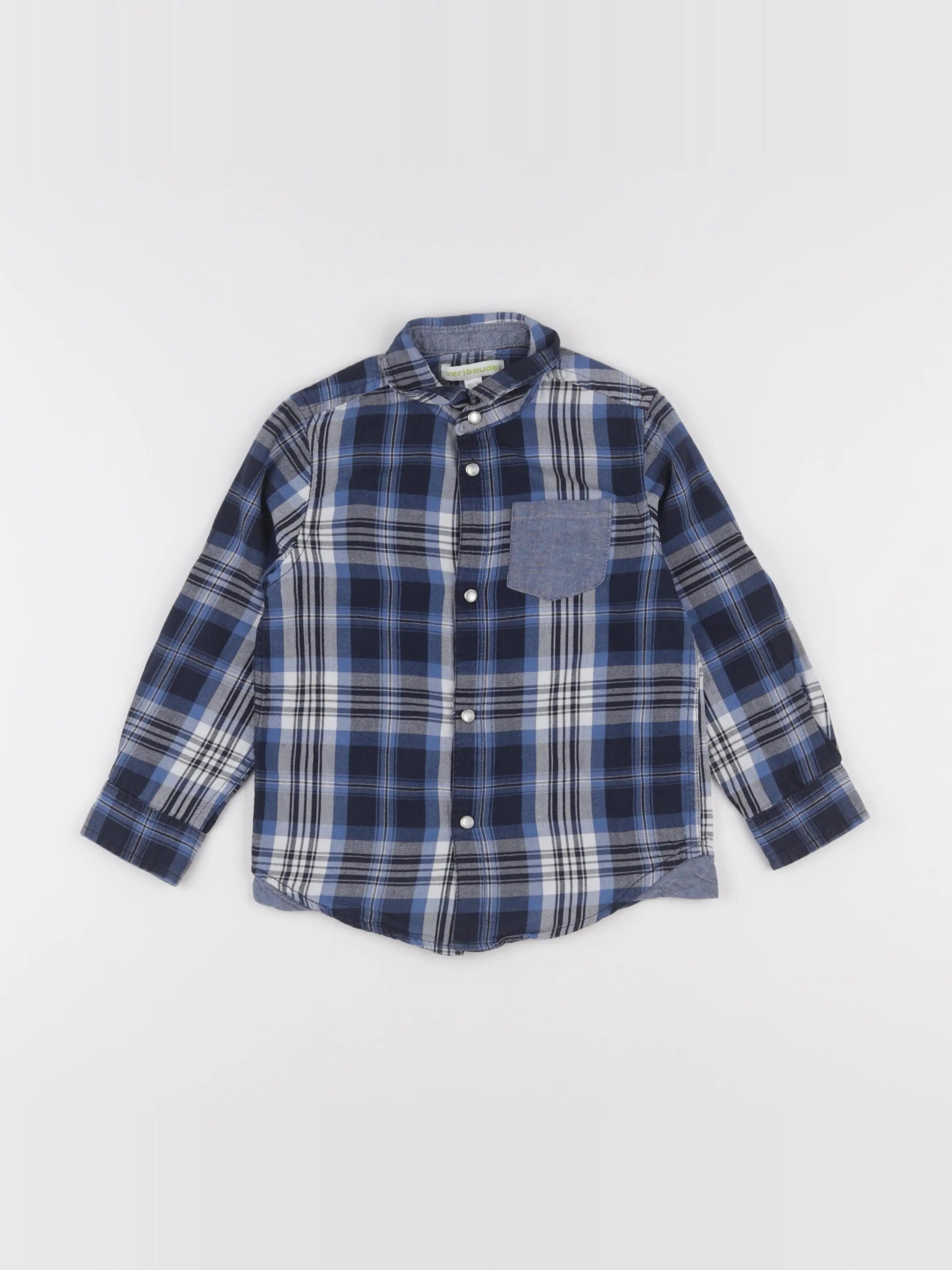 Vertbaudet - chemise bleu - 4 ans