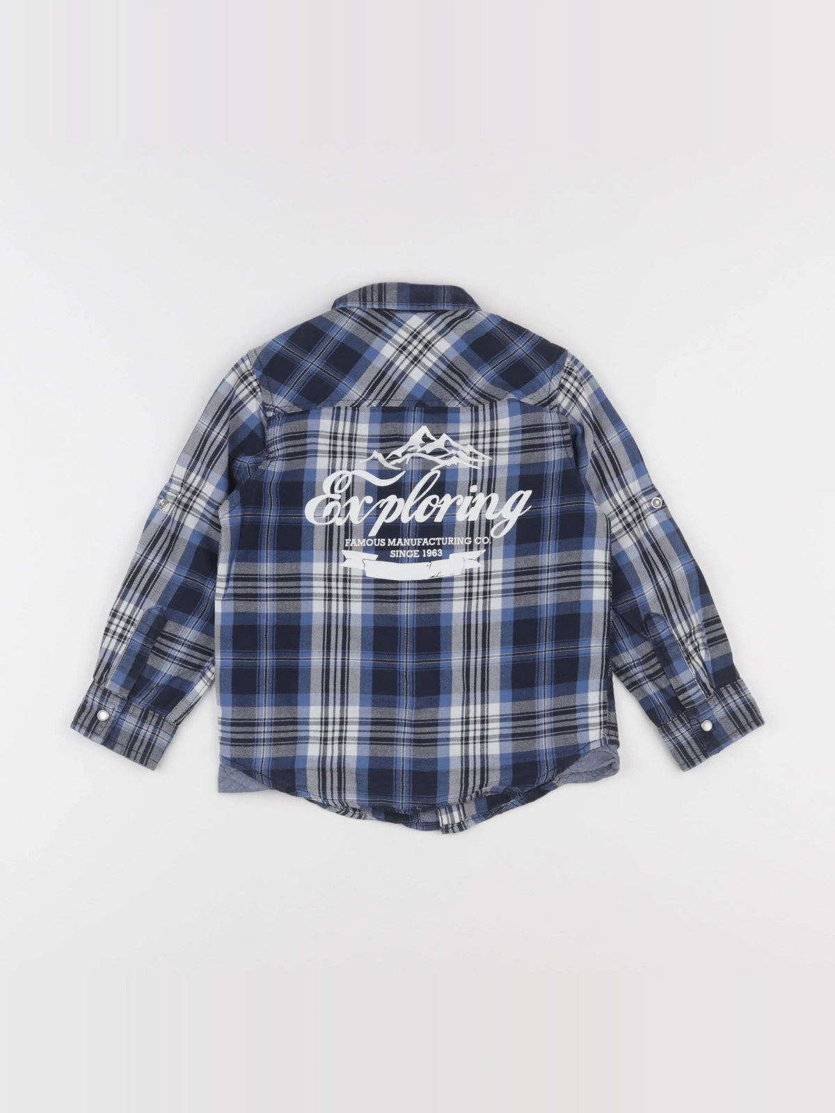 Vertbaudet - chemise bleu - 4 ans