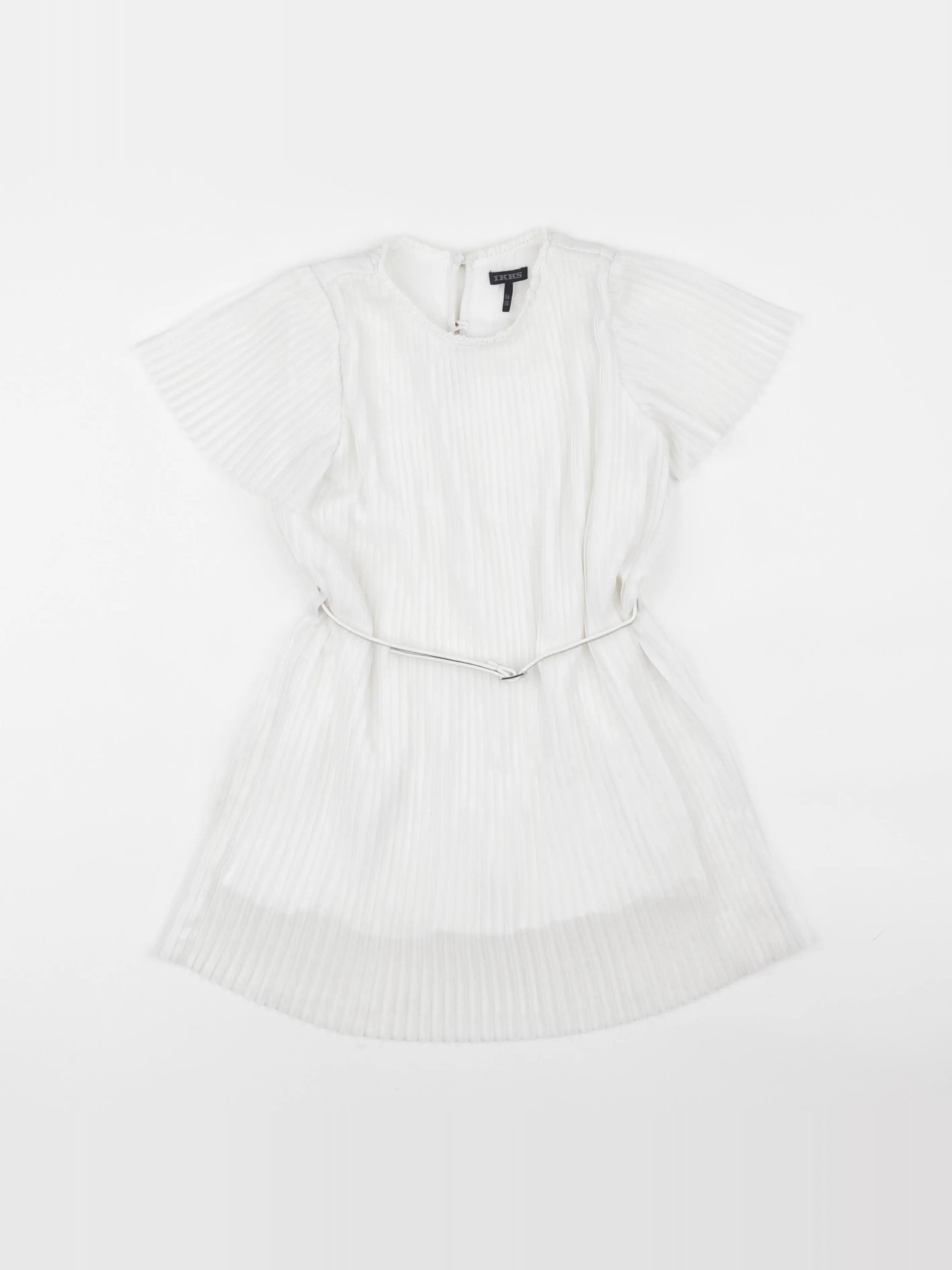IKKS - robe blanc - 5 ans