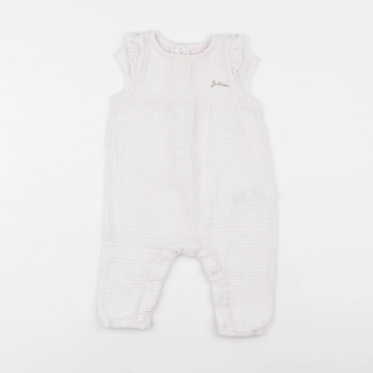 Vertbaudet - combinaison rose - 6 mois