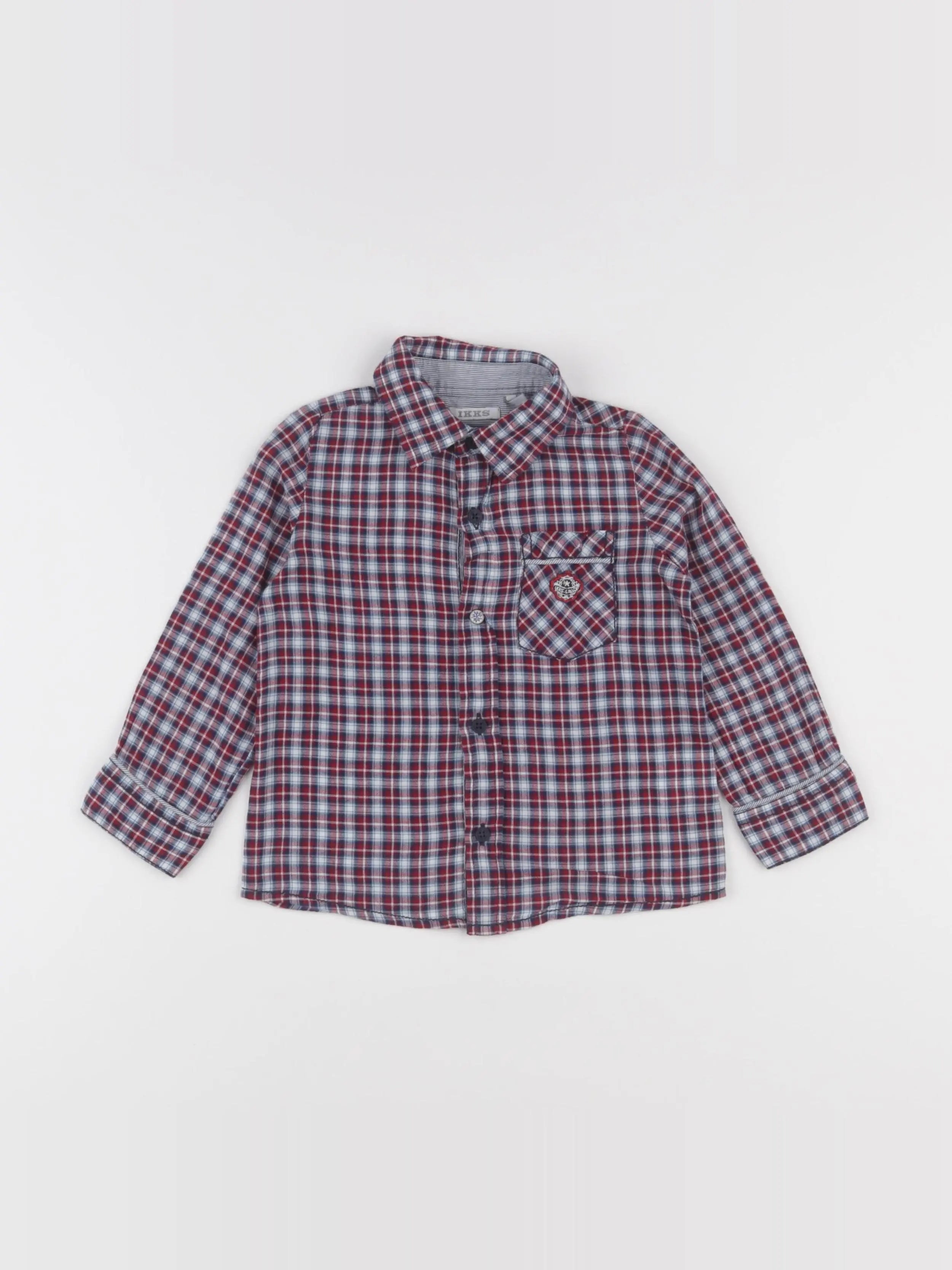 IKKS - chemise rouge - 18 mois