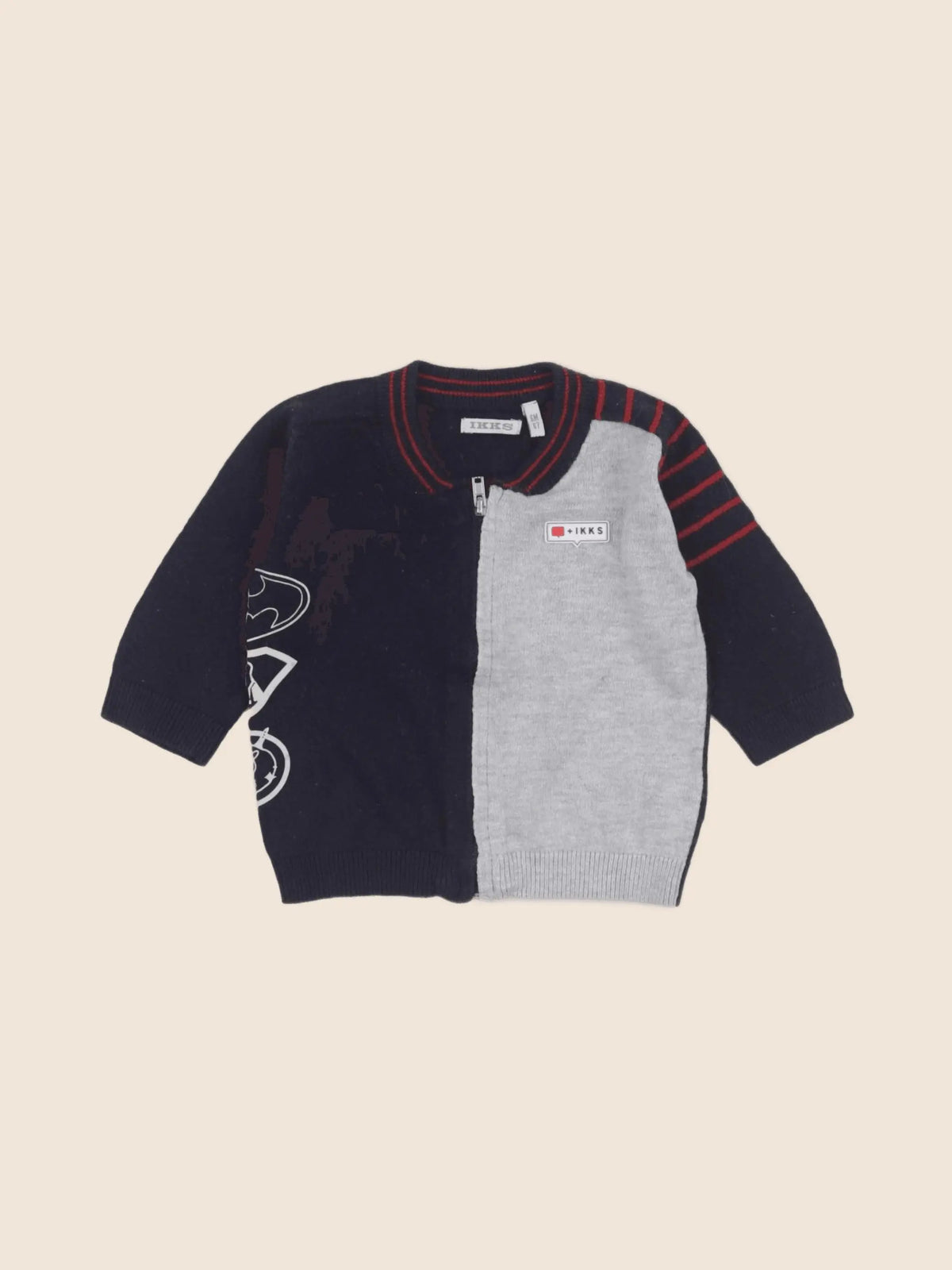 IKKS - gilet gris - 6 mois