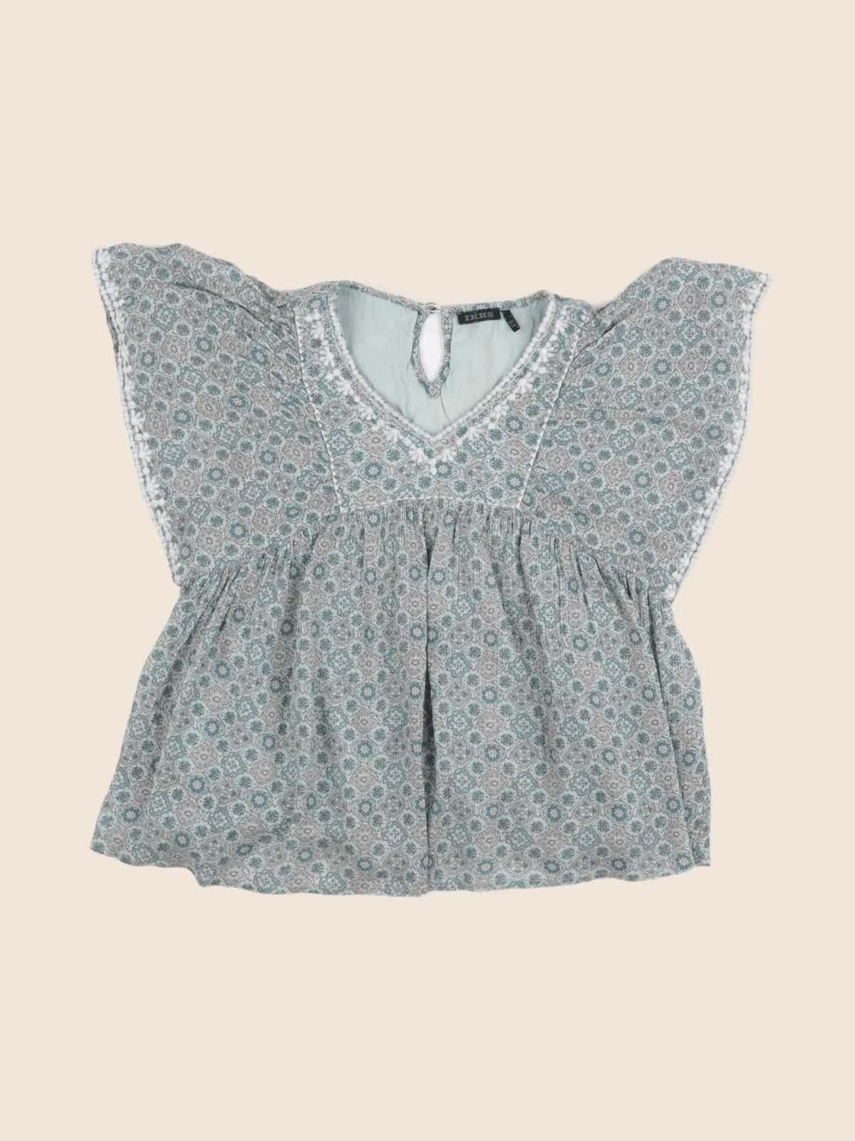 IKKS - blouse vert - 10 ans