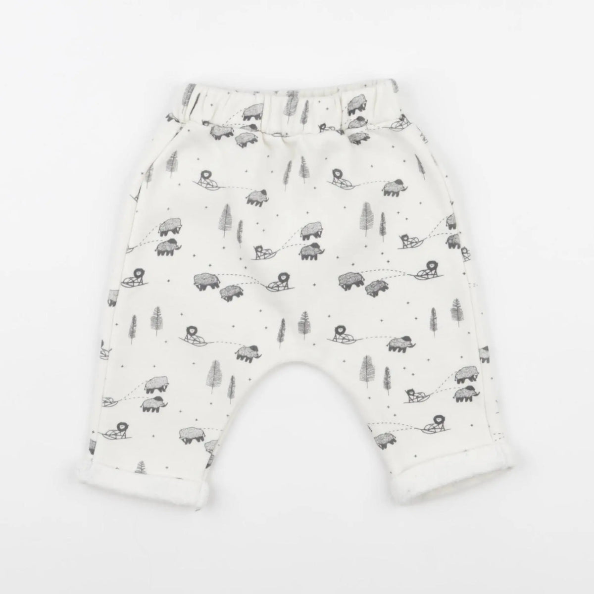 Vertbaudet - jogging blanc - 3 mois