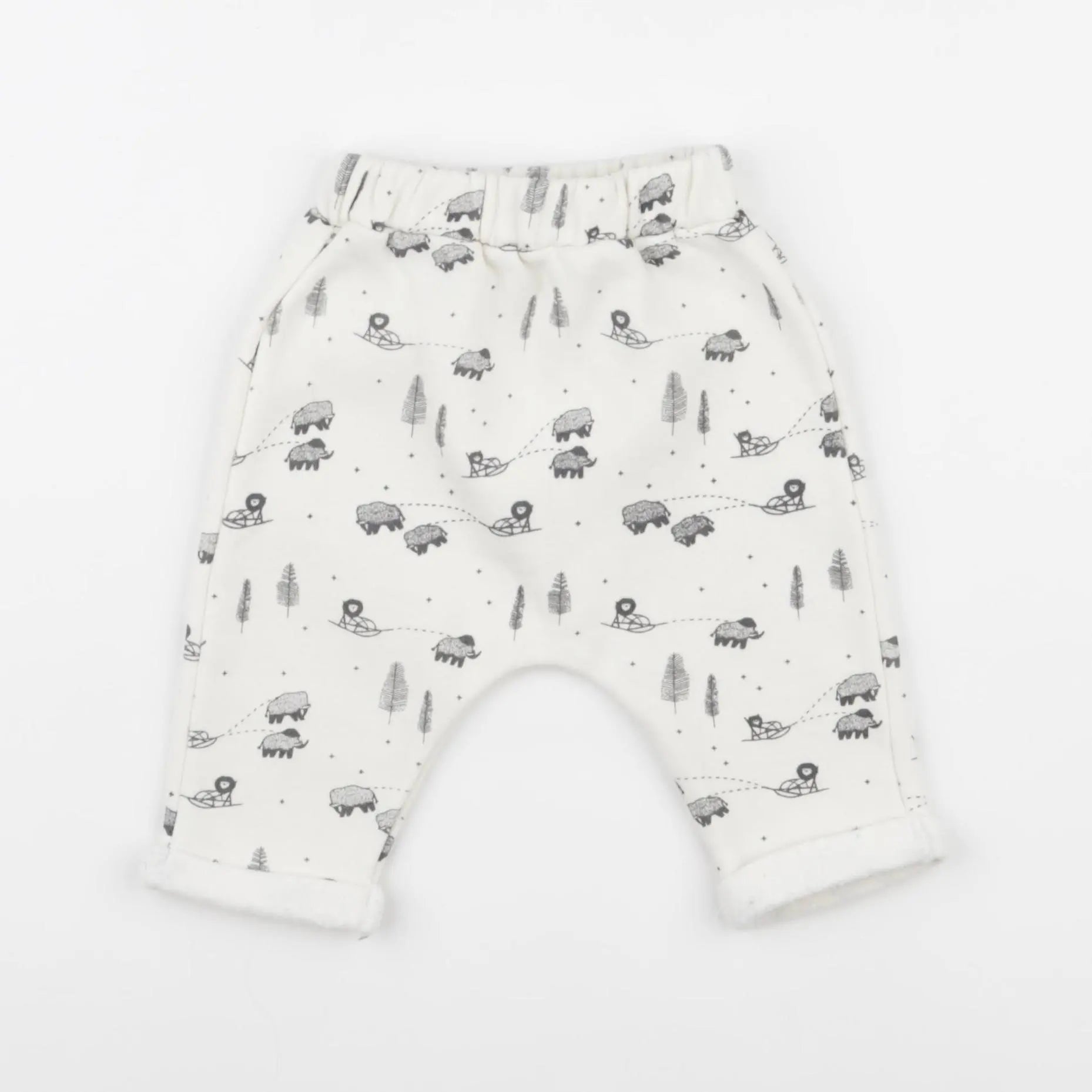 Vertbaudet - jogging blanc - 3 mois