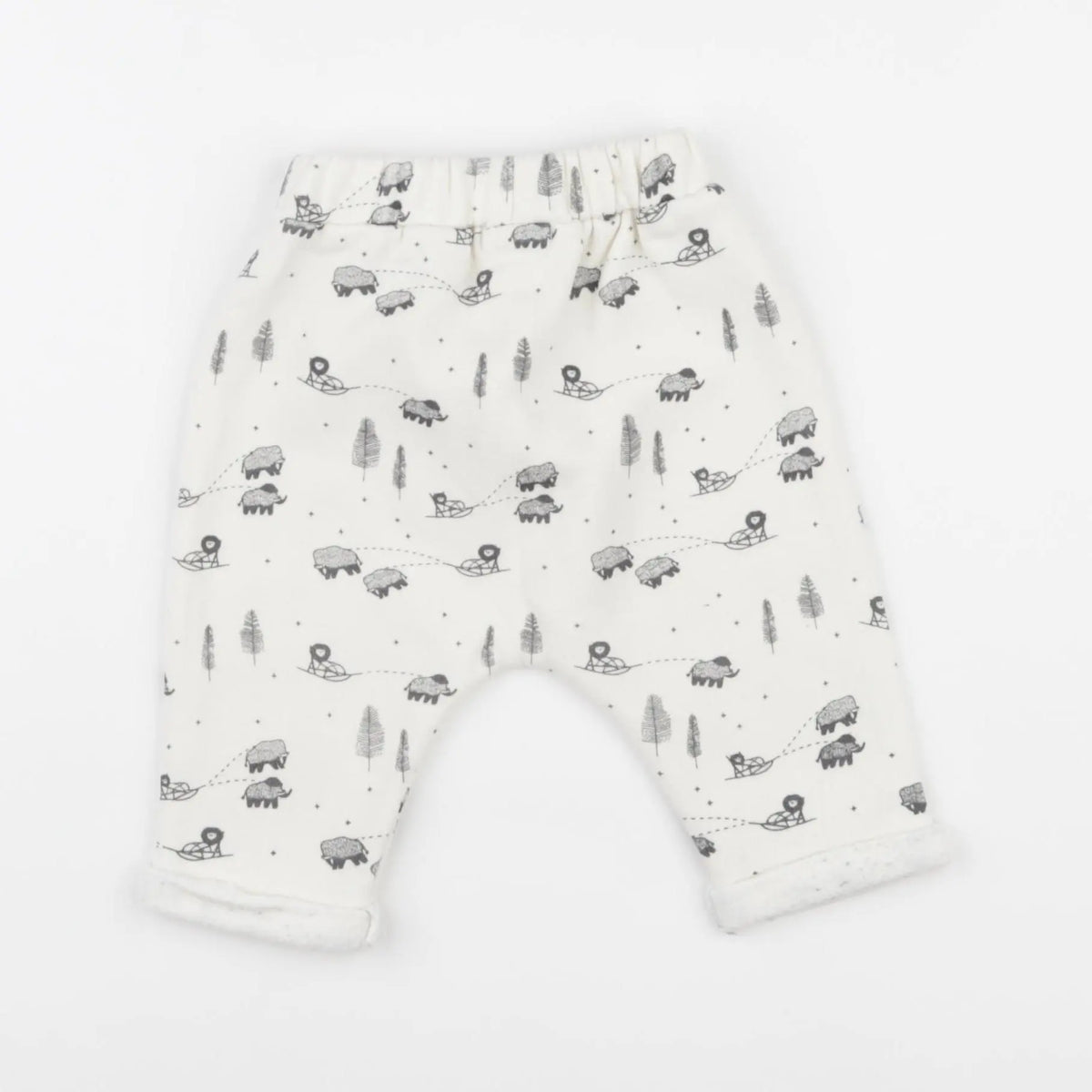 Vertbaudet - jogging blanc - 3 mois