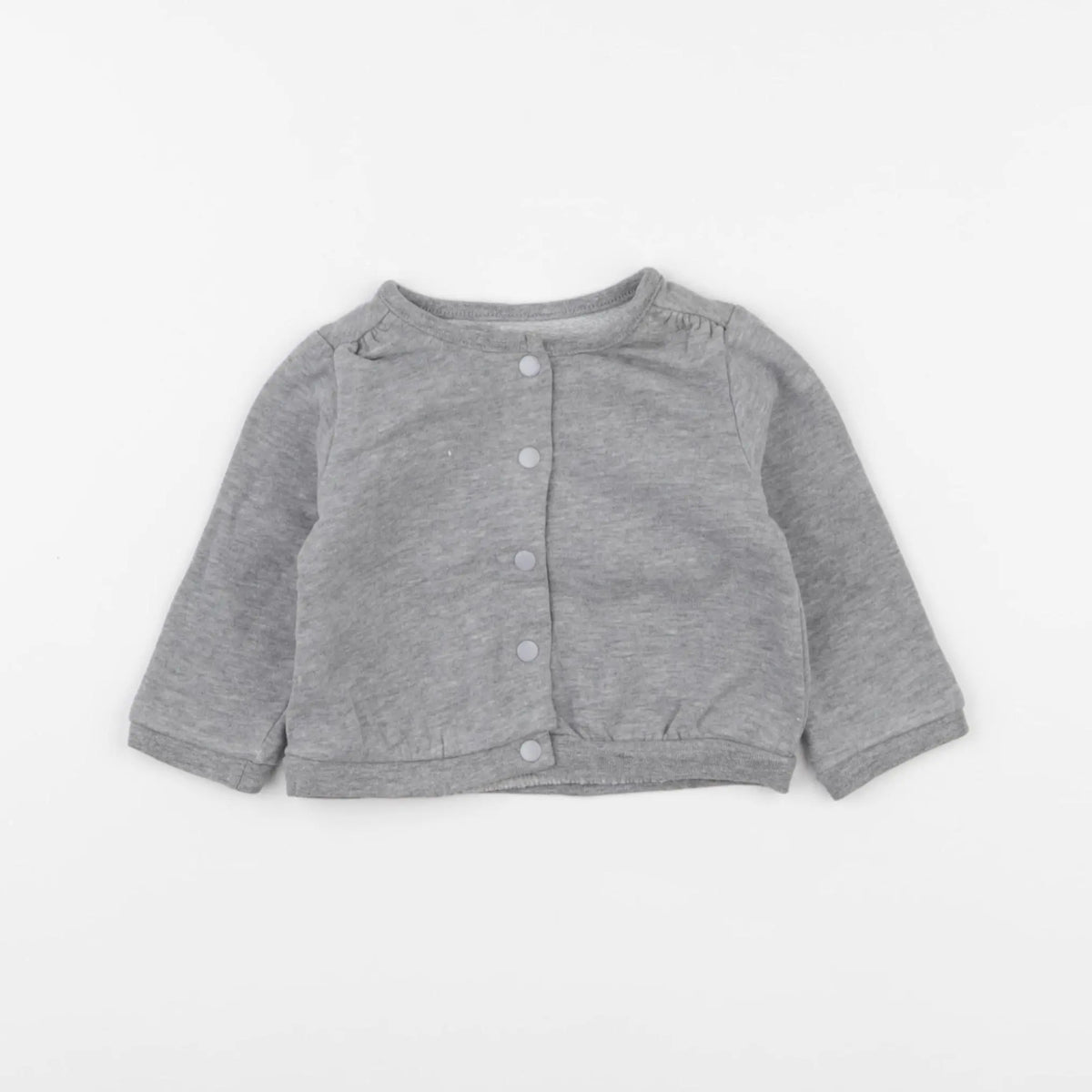 Vertbaudet - gilet gris - 6 mois