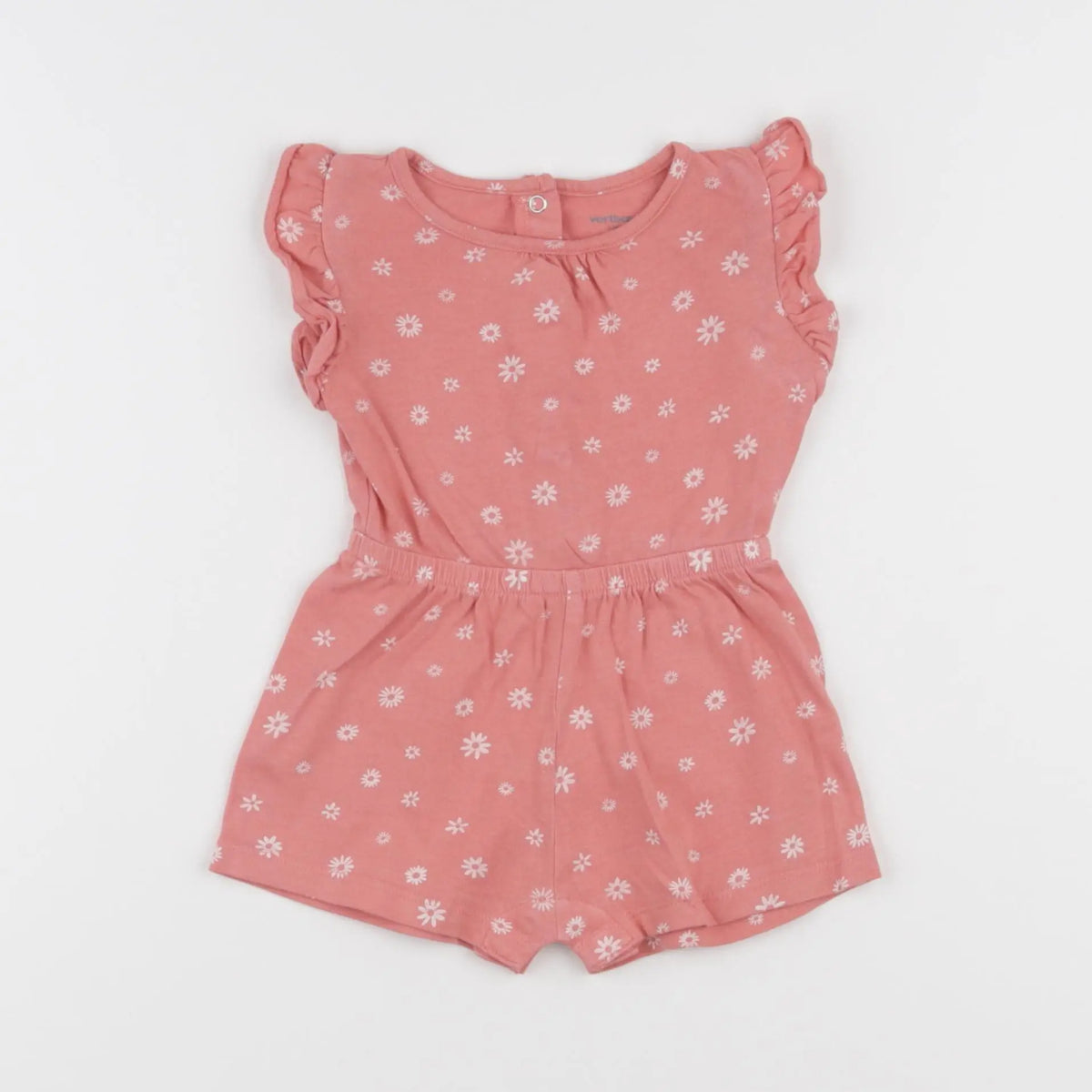 Vertbaudet - combinaison rose - 3 mois