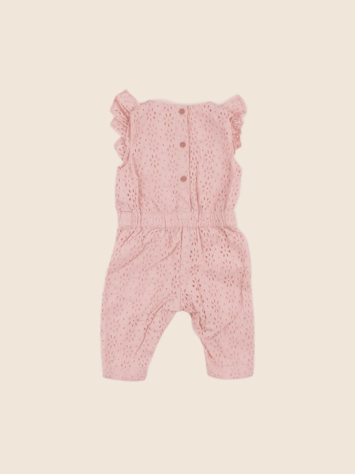 Vertbaudet - combinaison rose - 3 mois