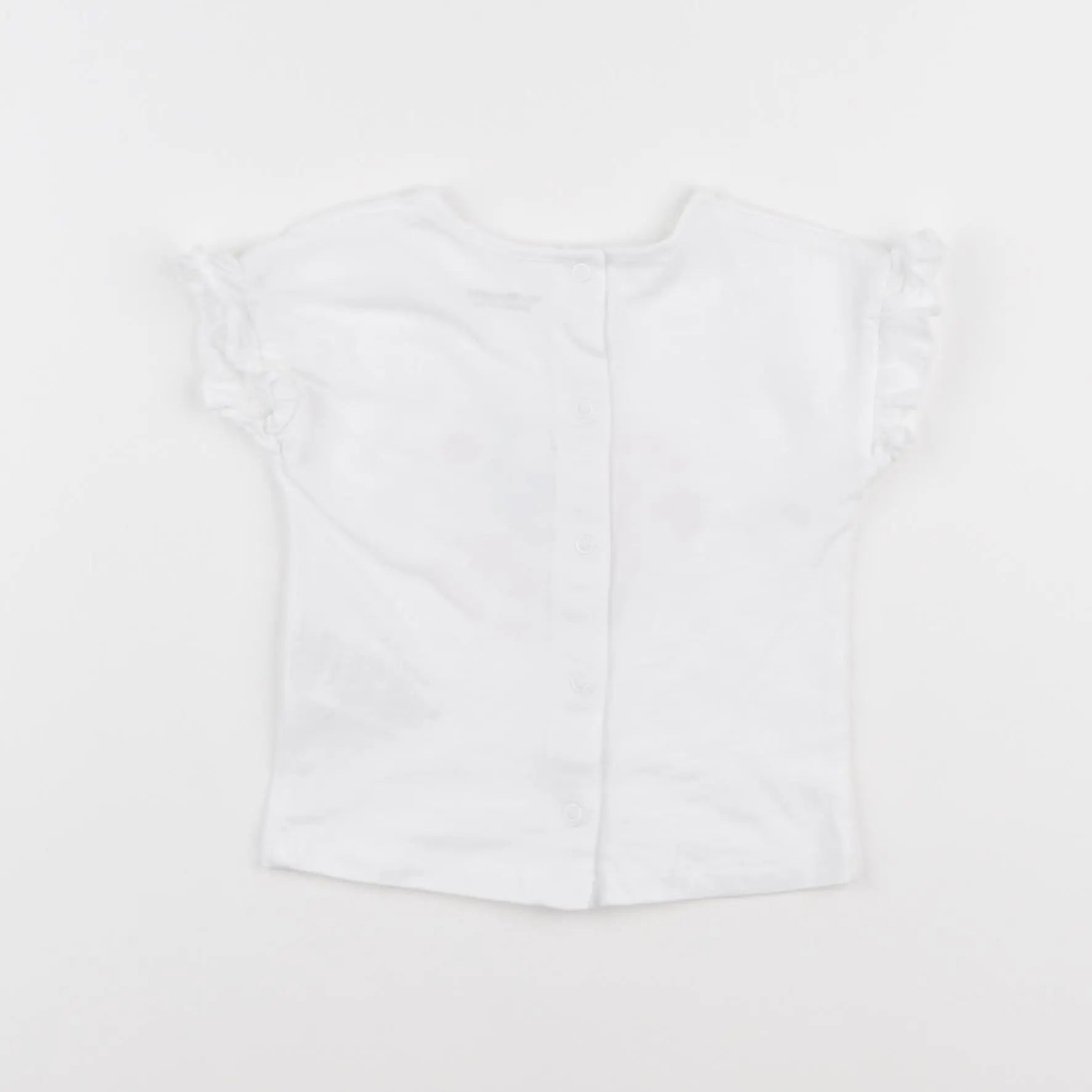 Vertbaudet - tee-shirt blanc - 6 mois