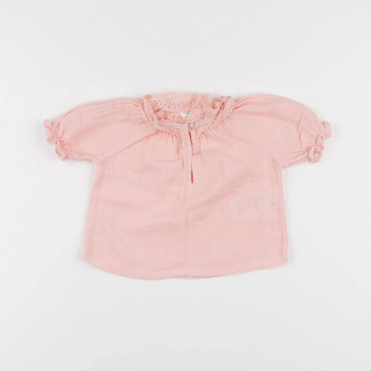 Vertbaudet - blouse rose - 6 mois
