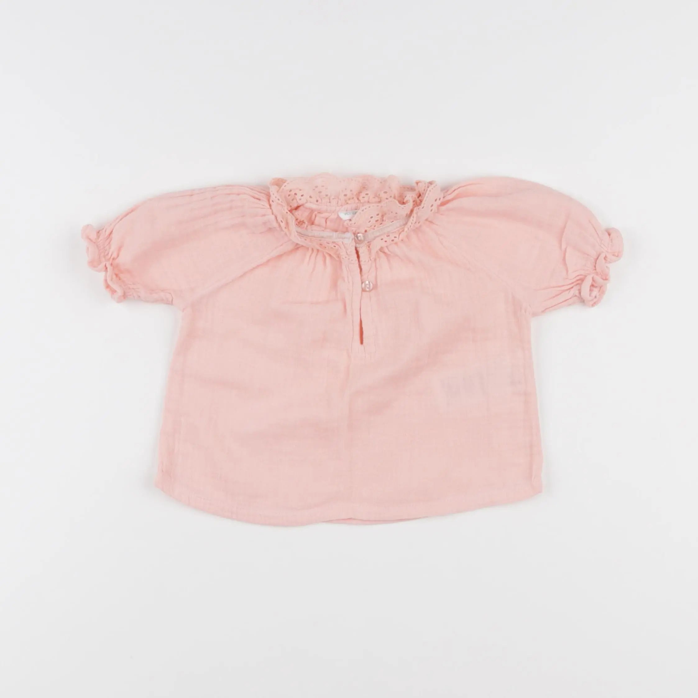 Vertbaudet - blouse rose - 6 mois