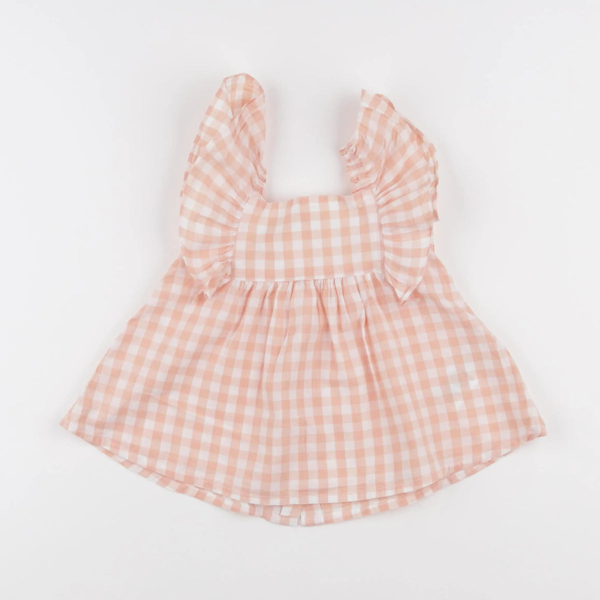 Vertbaudet - robe orange - 6 mois