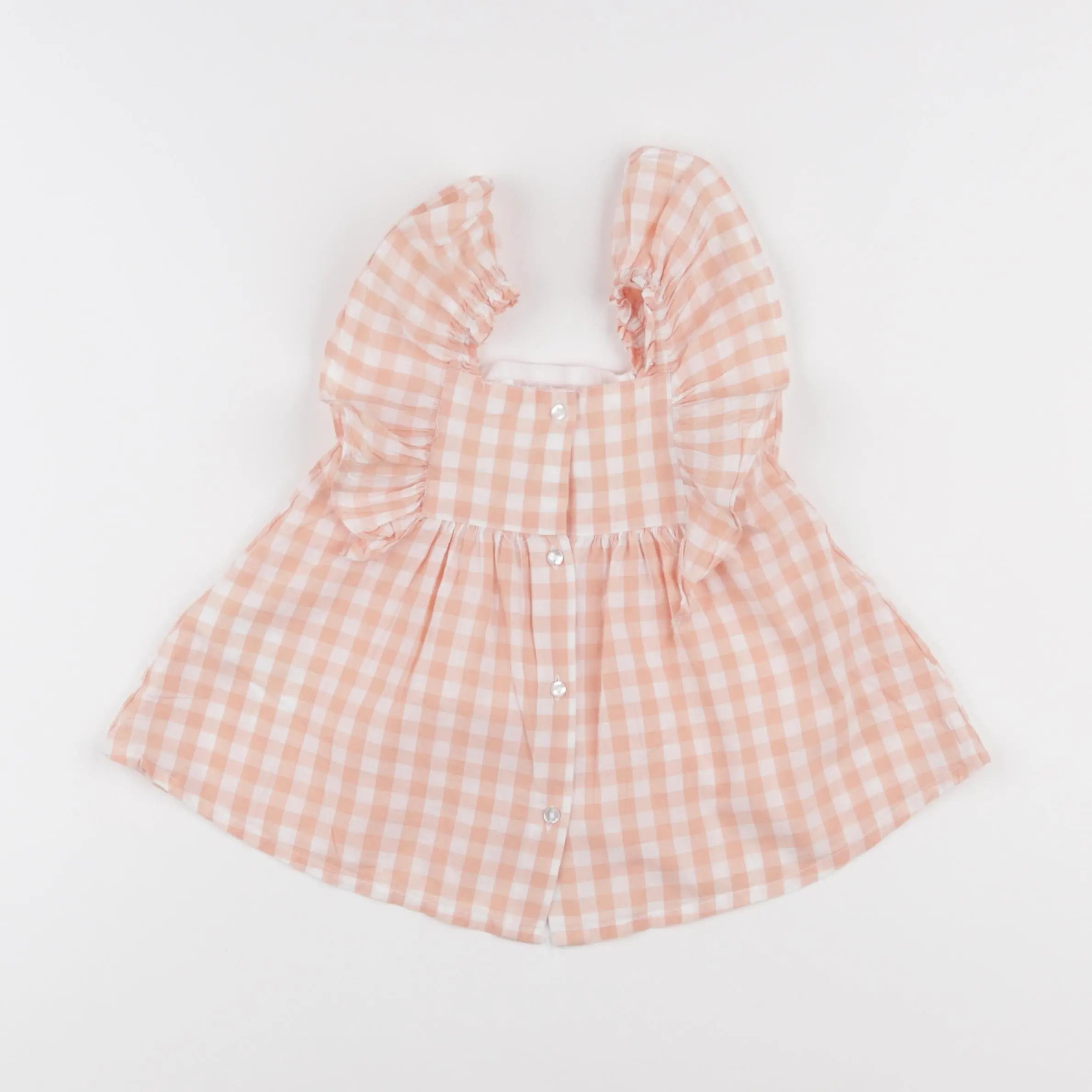 Vertbaudet - robe orange - 6 mois