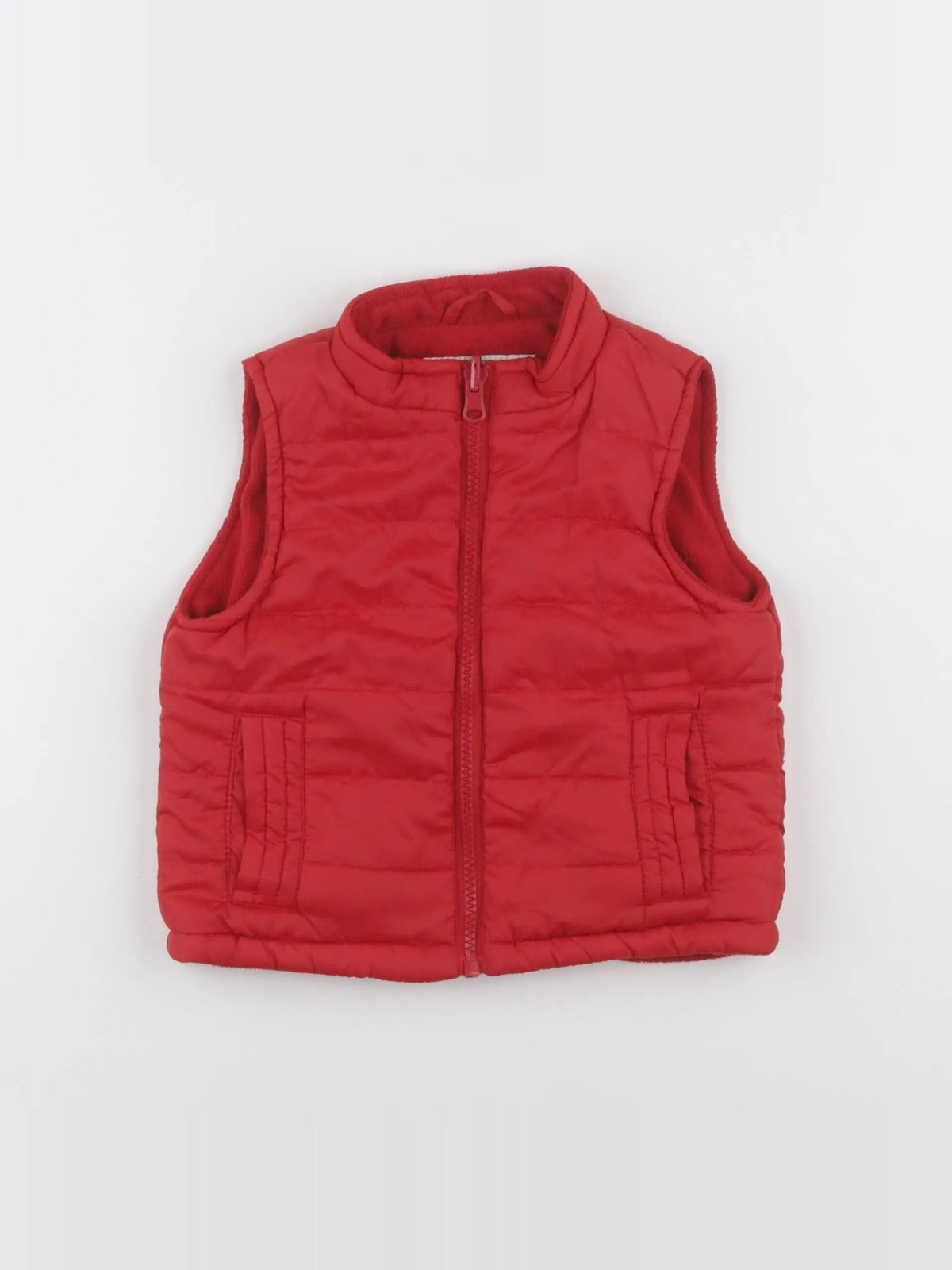 Vertbaudet - doudoune rouge - 2 ans